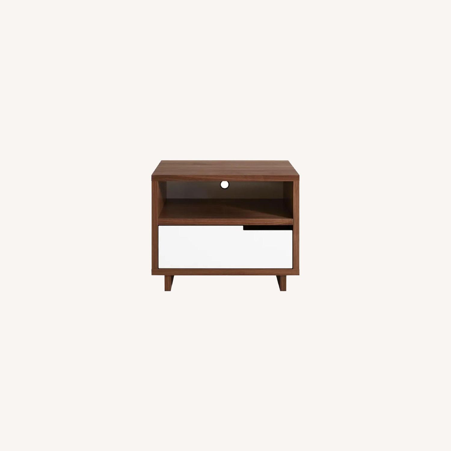 Blu Dot Modulicious Bedside Table In Walnut AptDeco