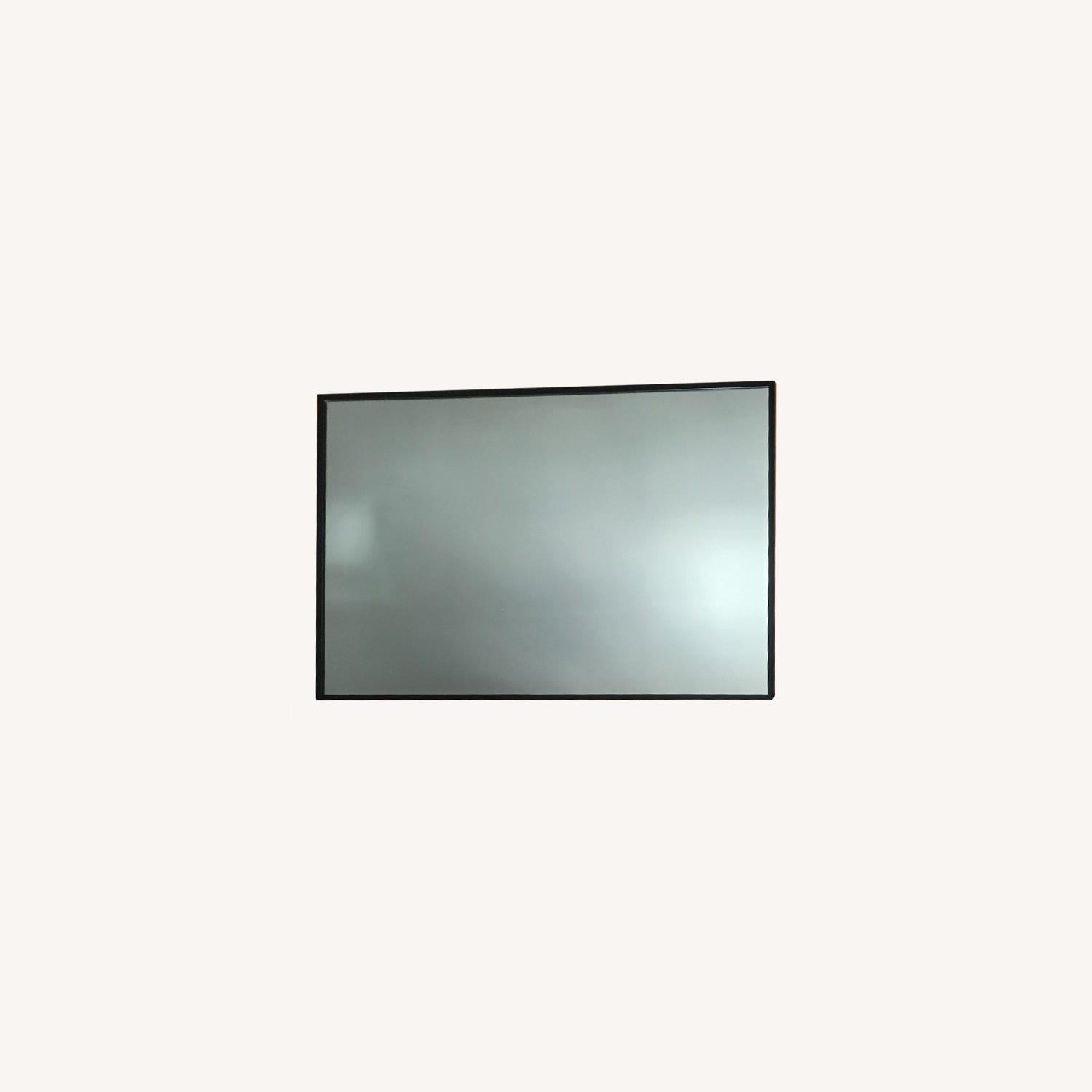 Black 24" X 36" Rectangle Wall Mirror AptDeco