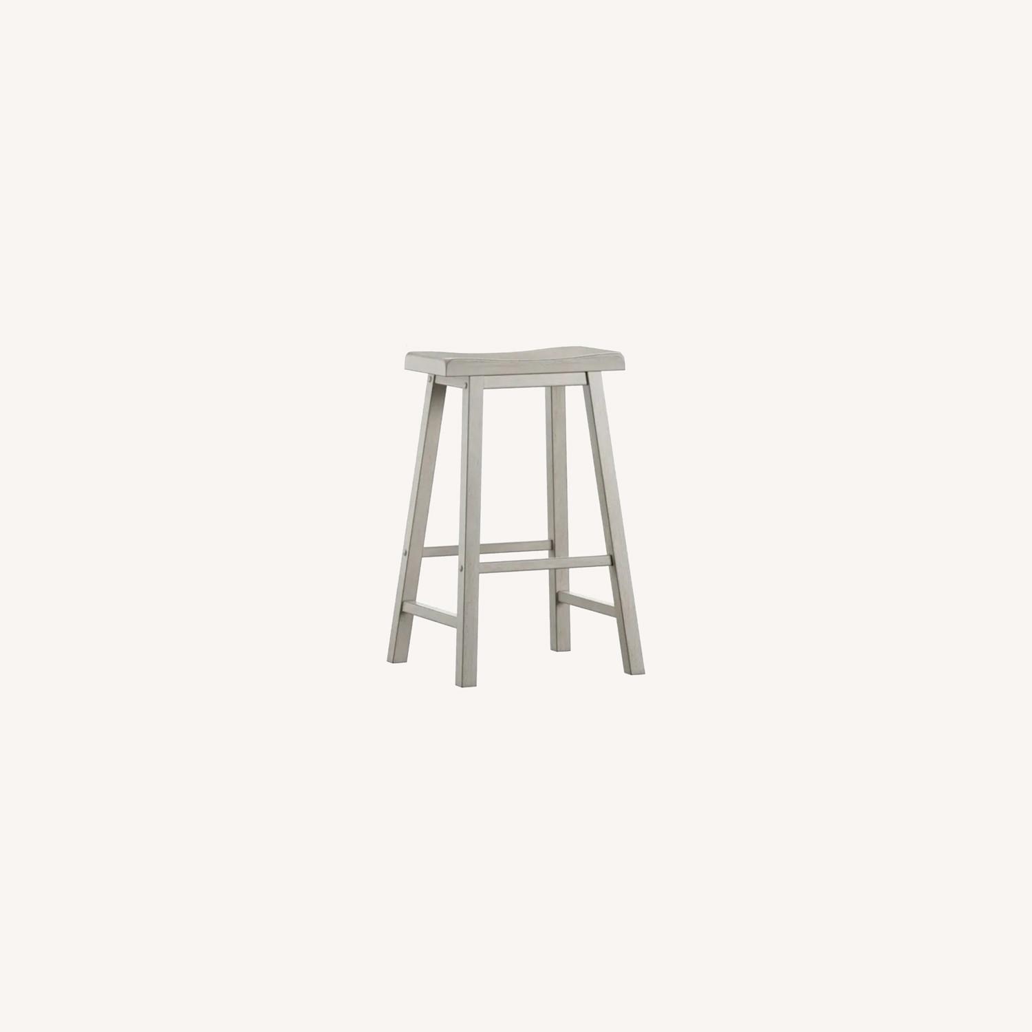 Antique White Bar Stools AptDeco
