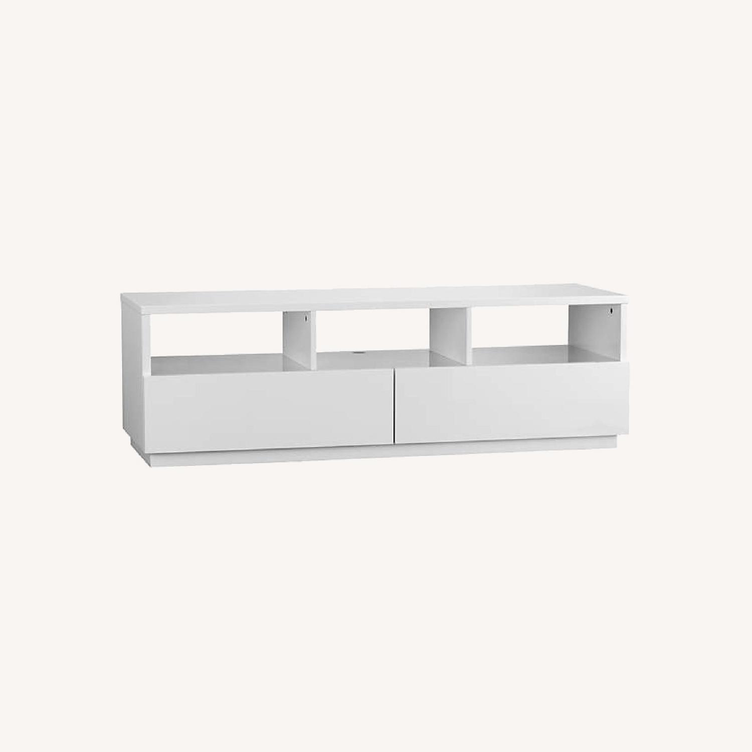 CB2 CHILL White Media Console AptDeco