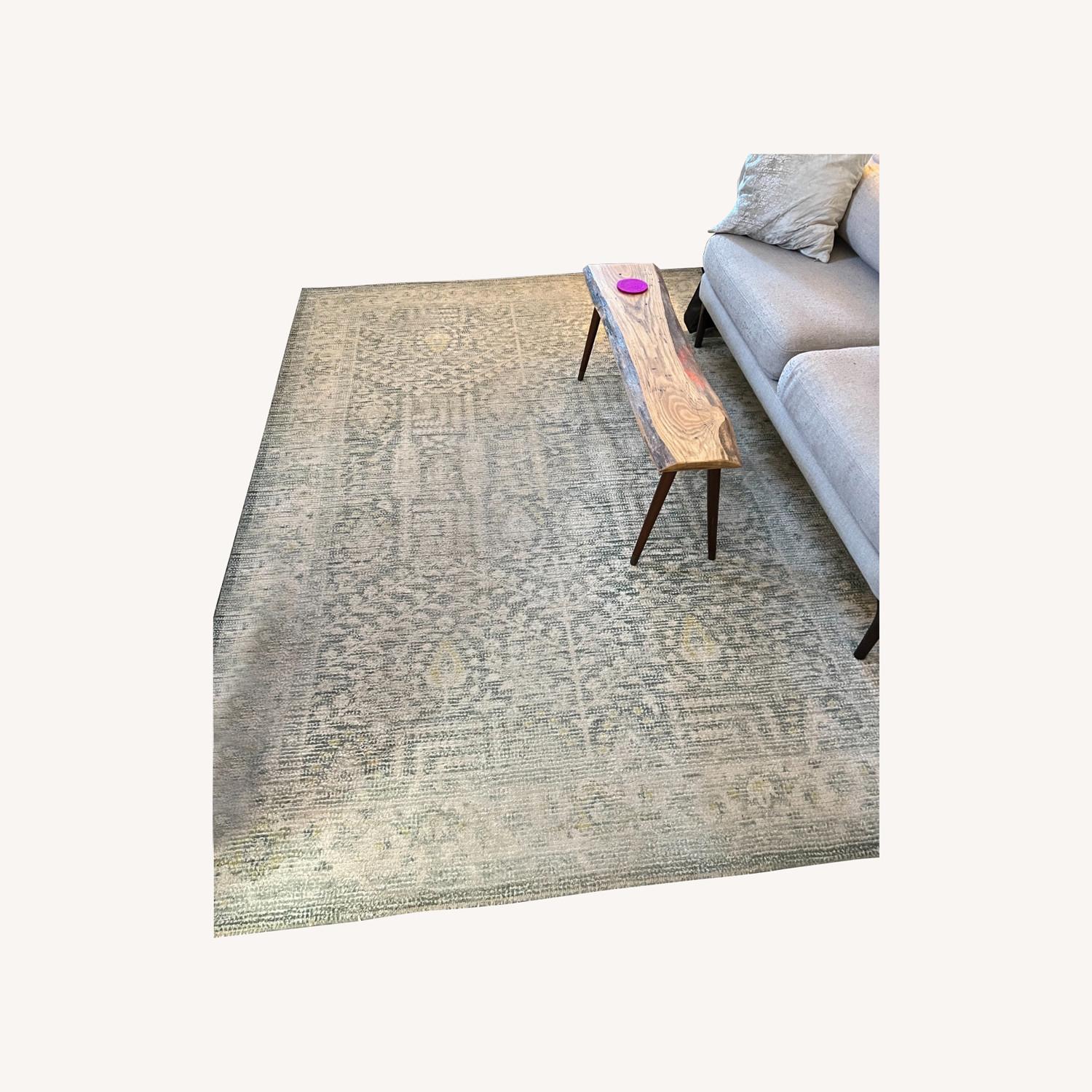 West Elm 6x9 Distressed Nadine Rug + Rug Pad - image-5