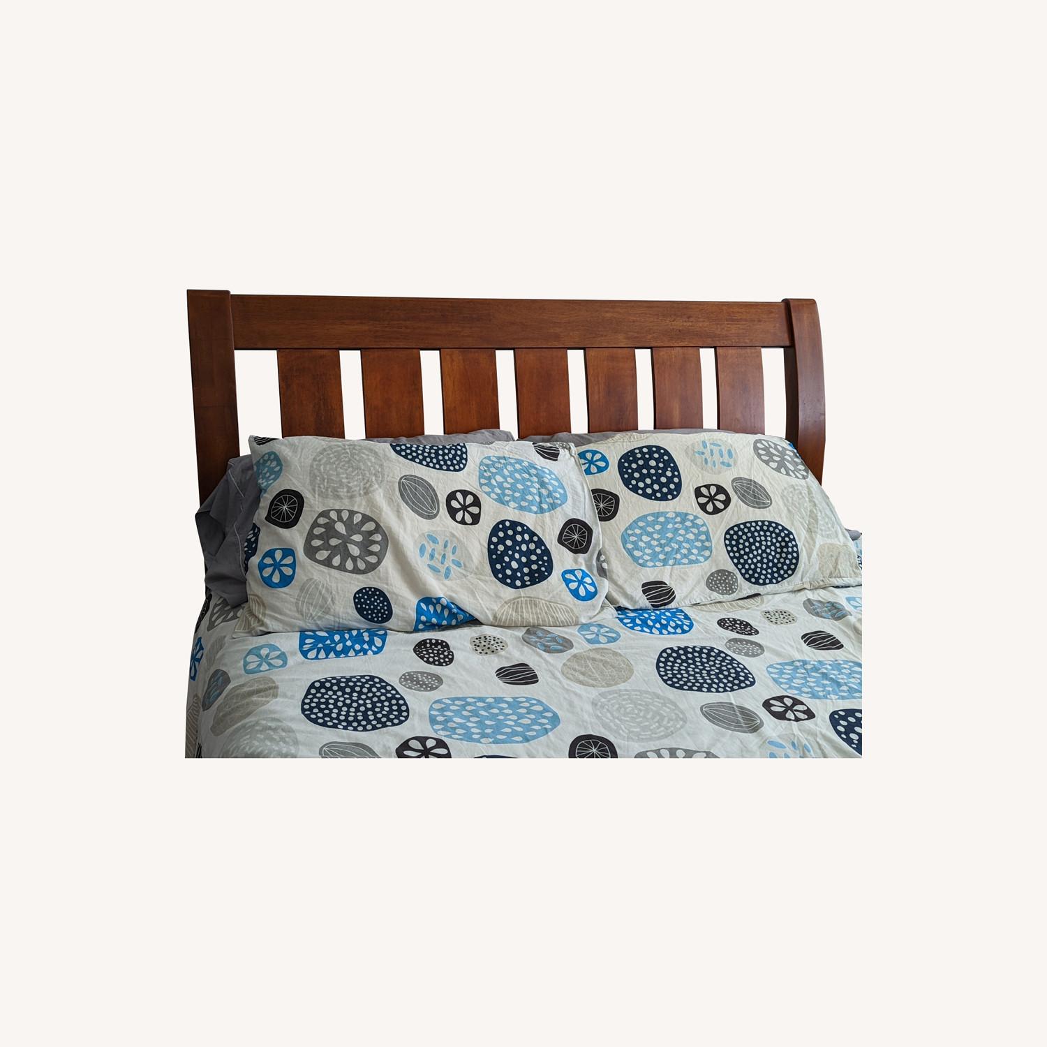 World Market Wood Queen Headboard AptDeco