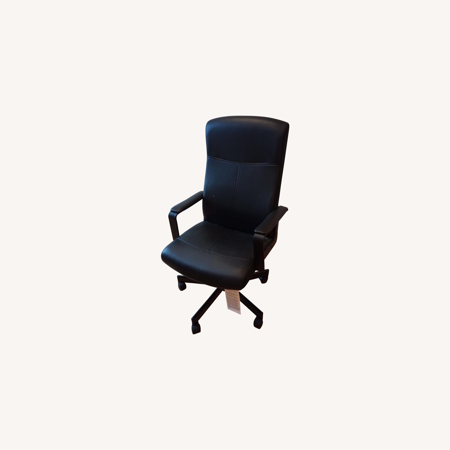 IKEA Black Swivel Office Chair - image-0