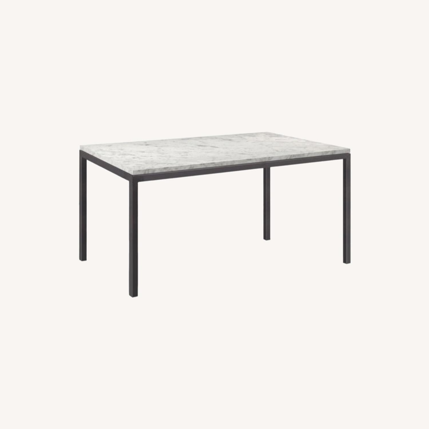Room & Board Parsons Marble Dining Table AptDeco