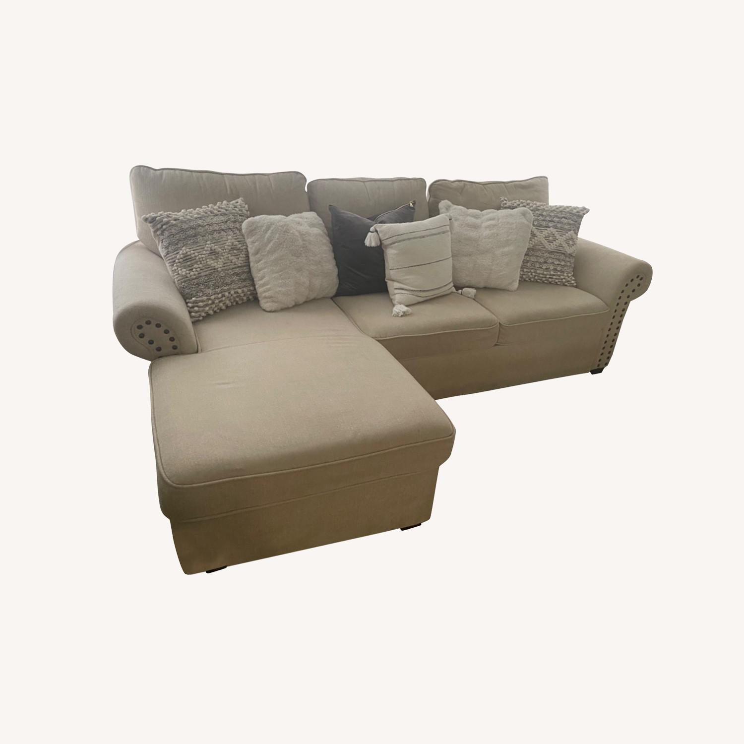 Bob's Discount Furniture Sectional Couch AptDeco