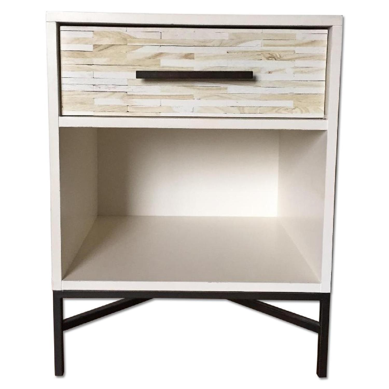 West Elm Tiled Nightstands AptDeco