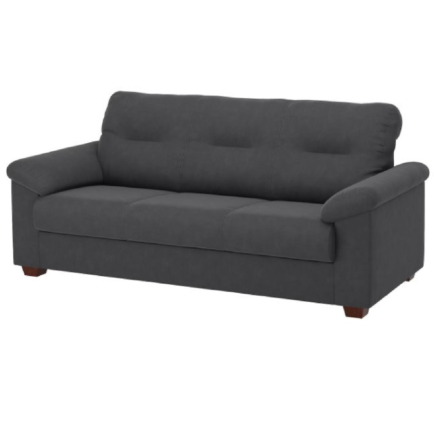IKEA Knislinge 3 seater Sofa Samsta Dark Grey AptDeco