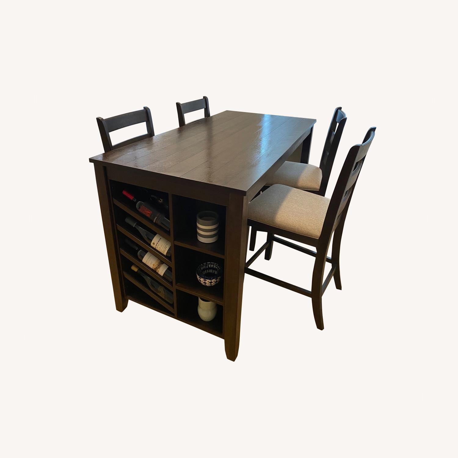 Ashley Counter High Dining Table/Chairs AptDeco