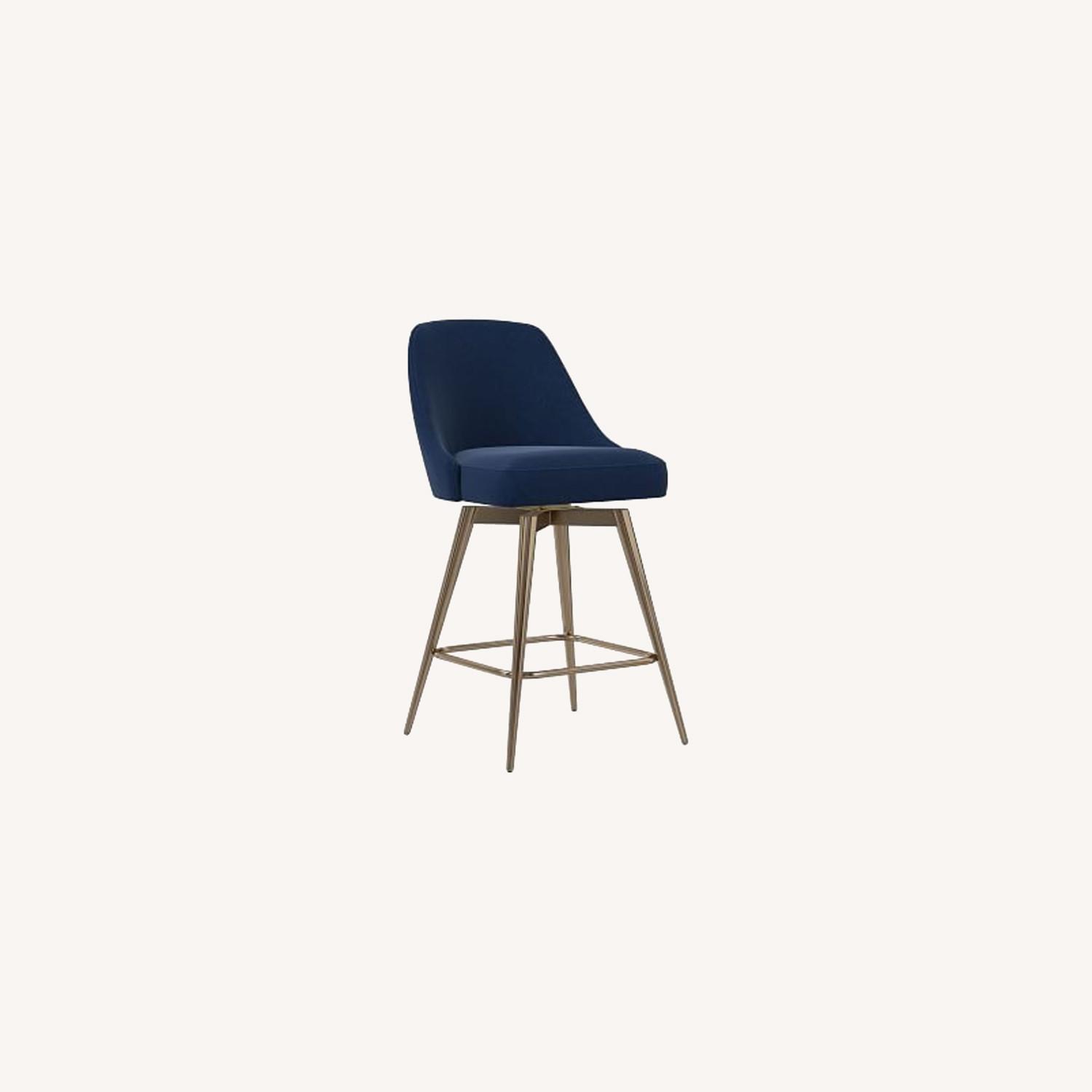 West Elm MidCentury Swivel Counter Stool AptDeco