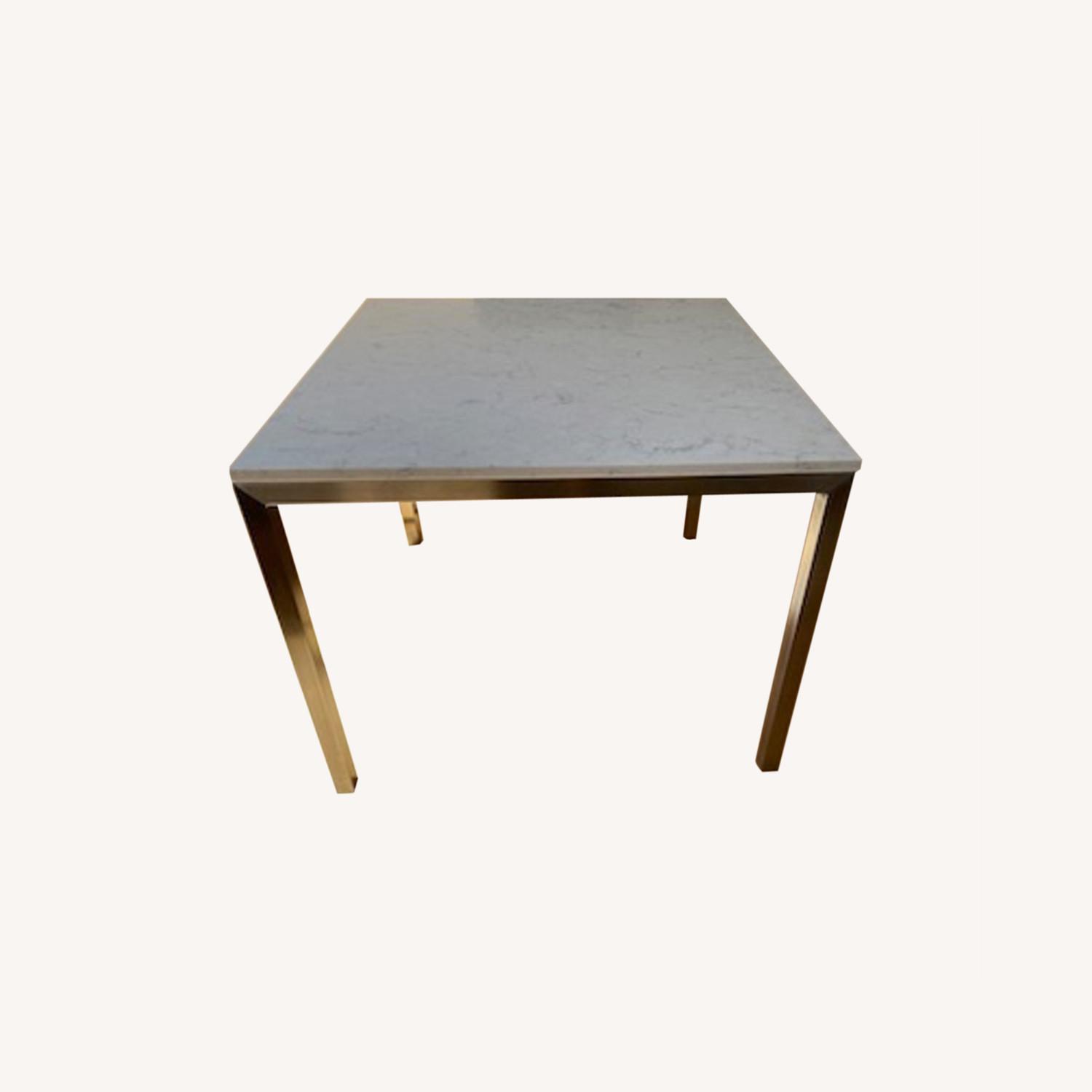 Room & Board Dining TableMarbled White Quartz AptDeco