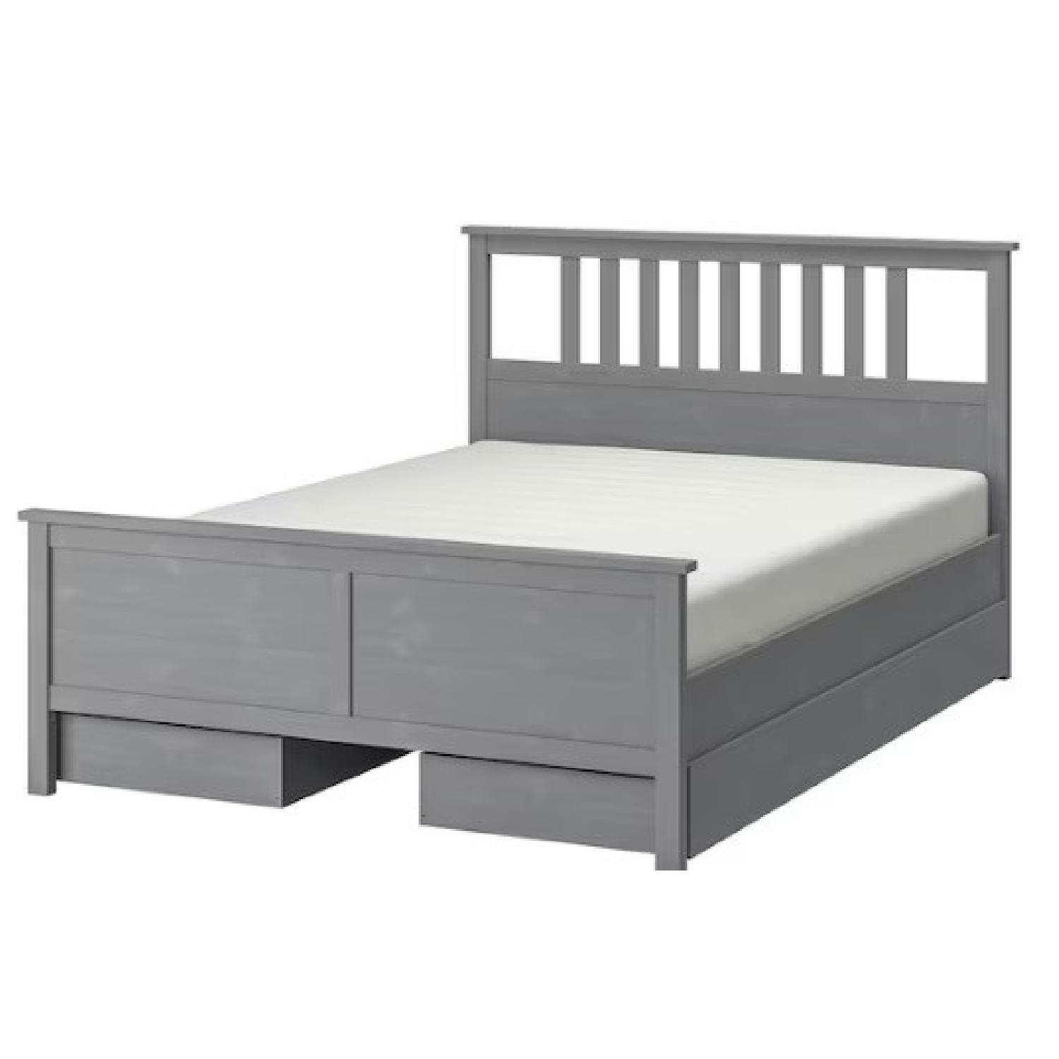 IKEA Hemnes King Size Bedframe with Storage - image-5