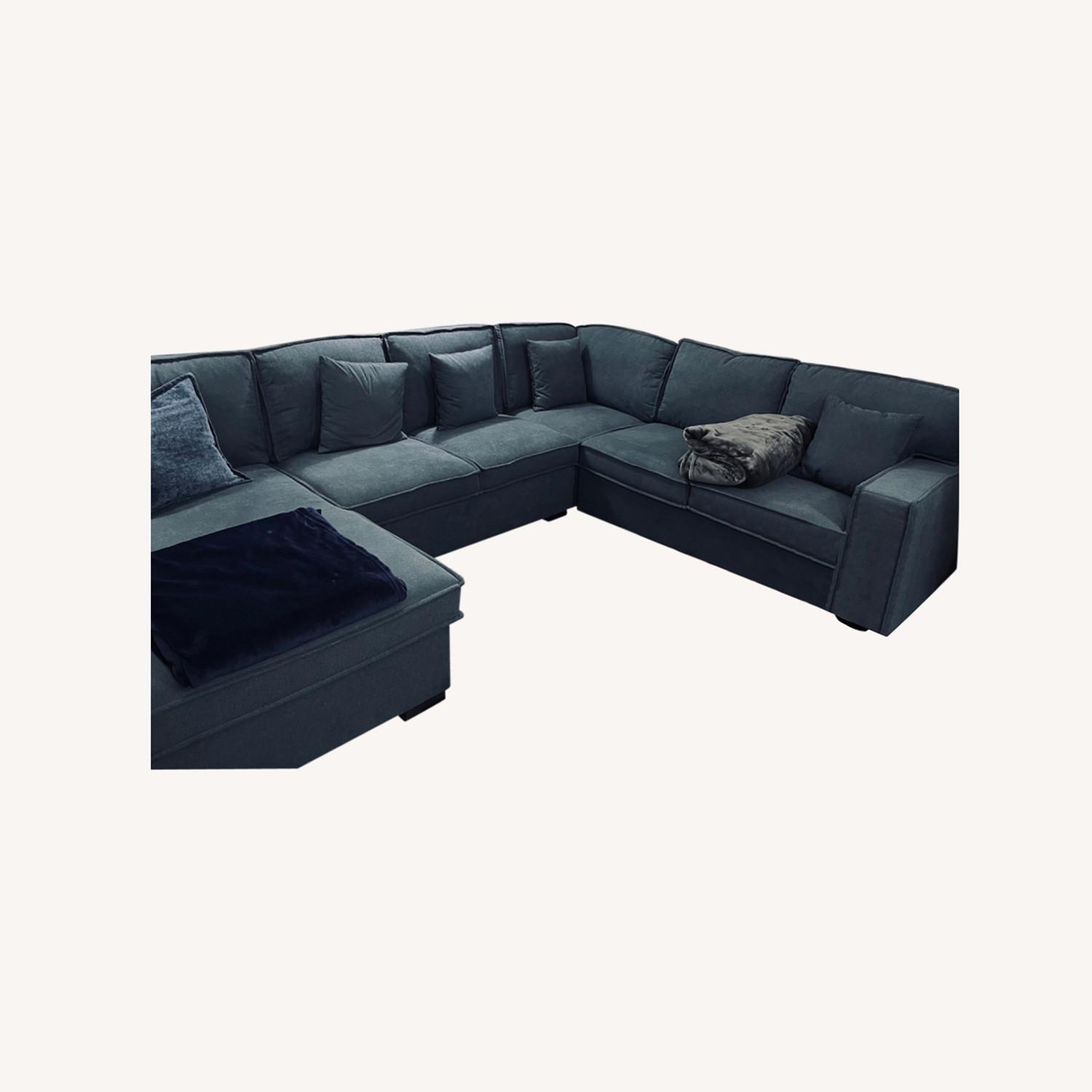 Bob's Discount Denim 4 Piece Sectional - image-0