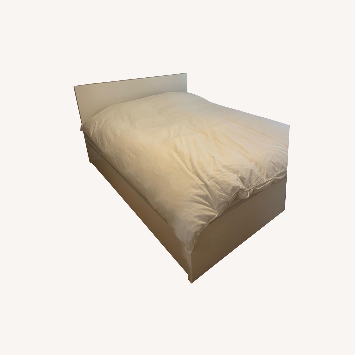 IKEA White Malm Bed Queen - image-0