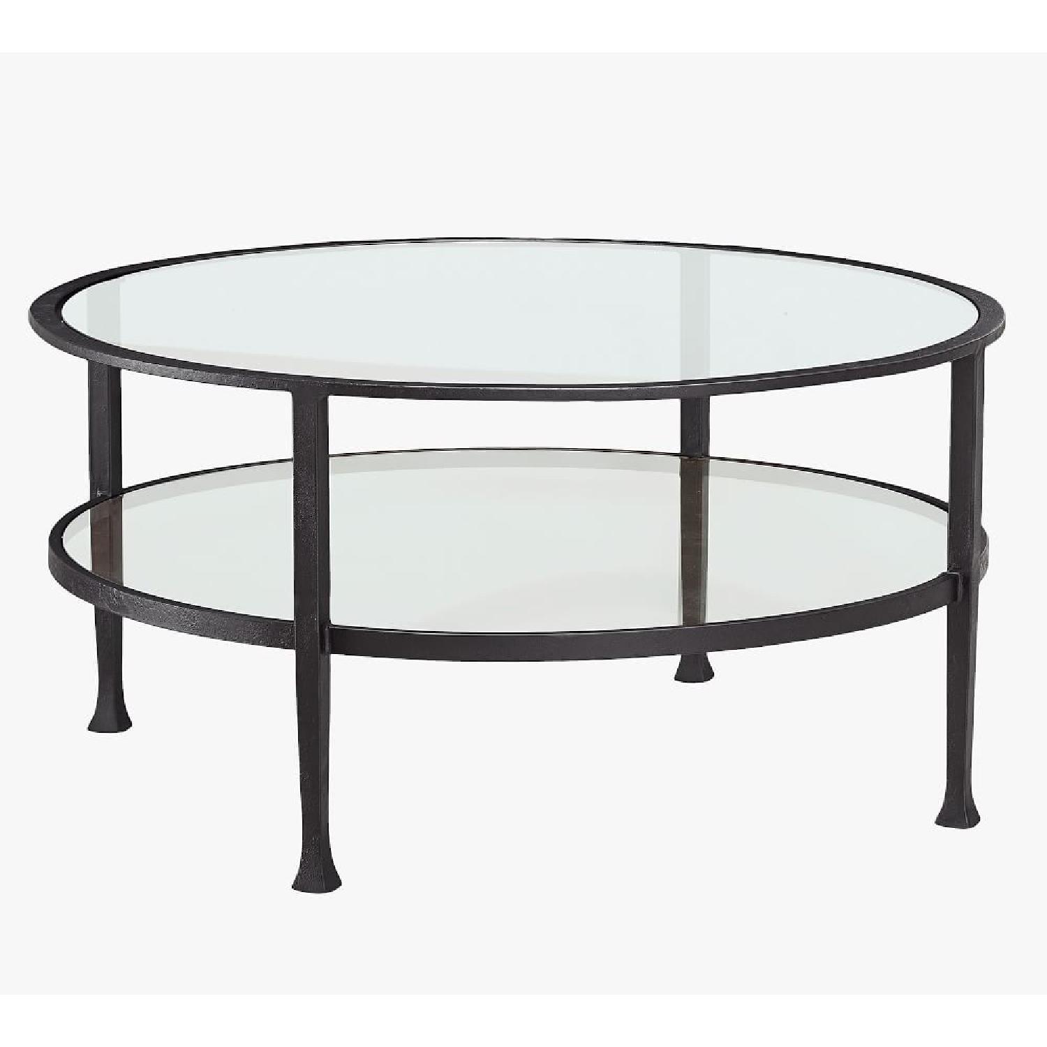 Pottery Barn Tanner Round Coffee Table - image-5