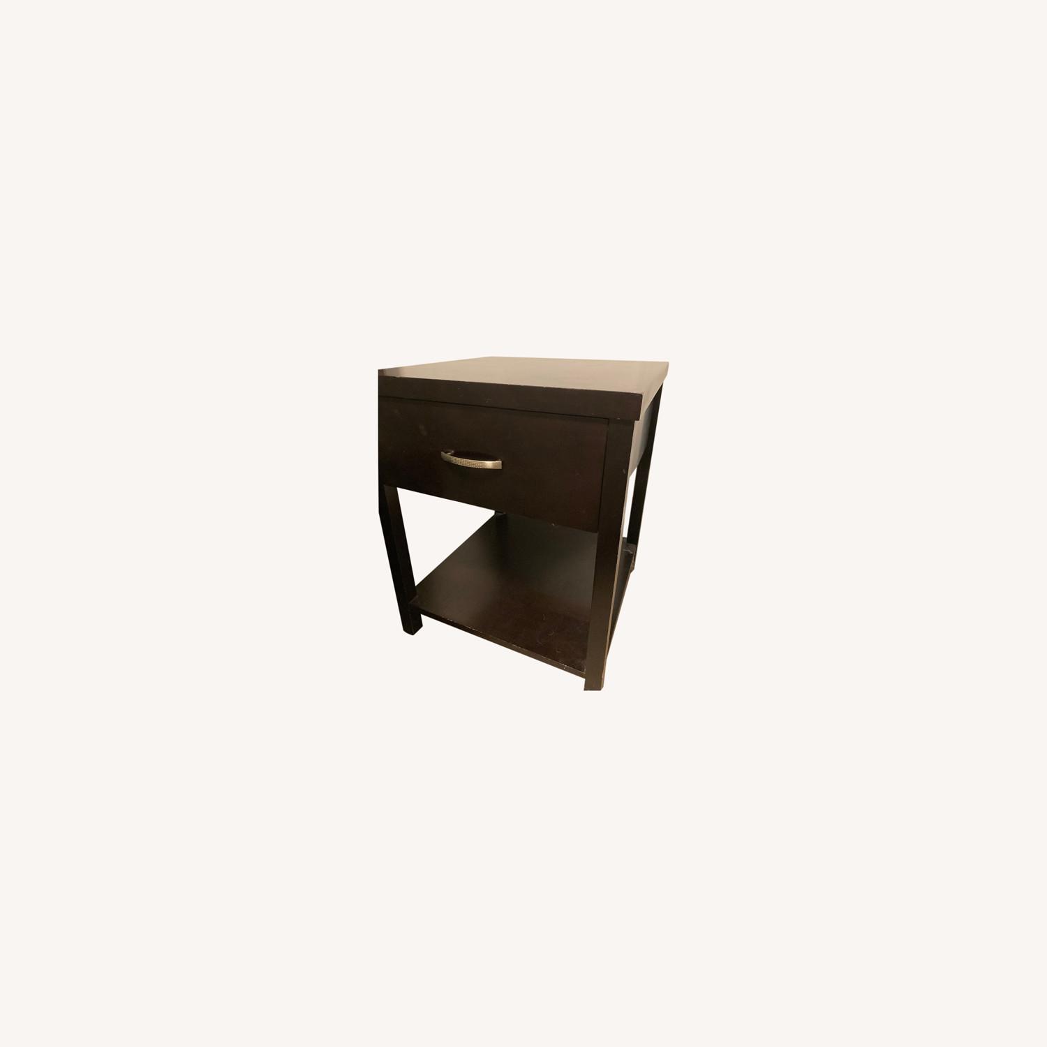 Solid Wood Nightstand AptDeco