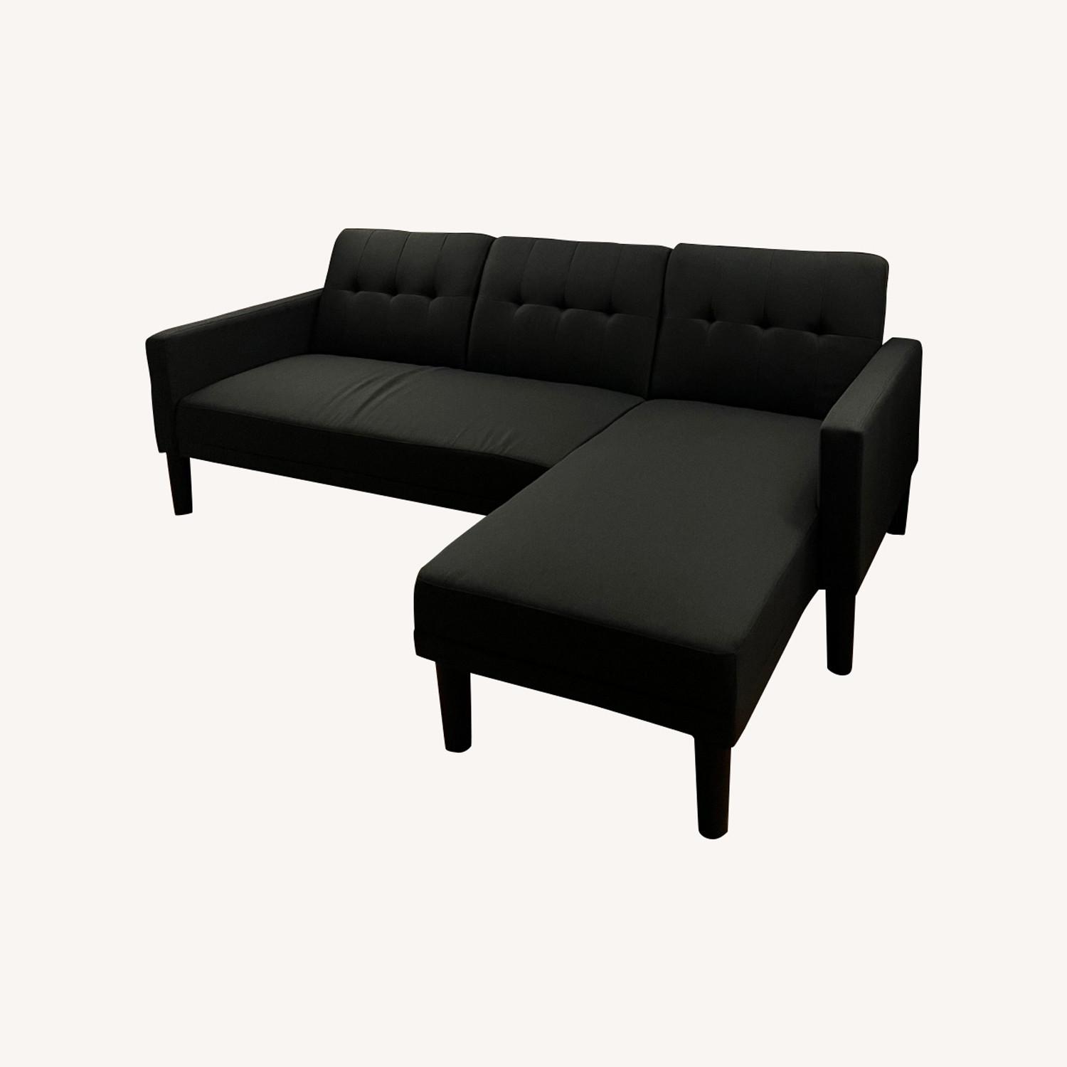 Ashley Furniture Dark Gray Sectional Futon AptDeco