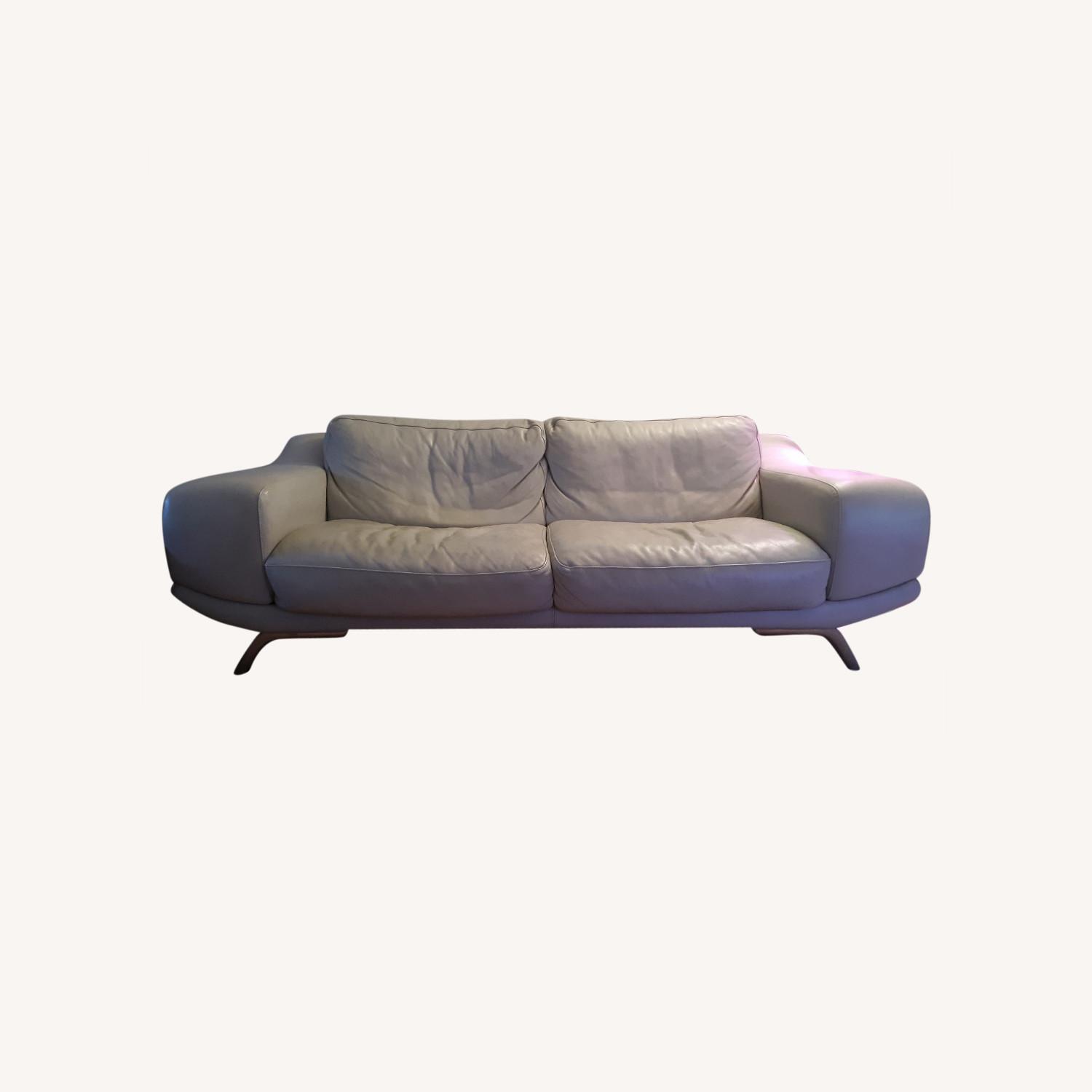 Natuzzi Leather Sofa - image-0