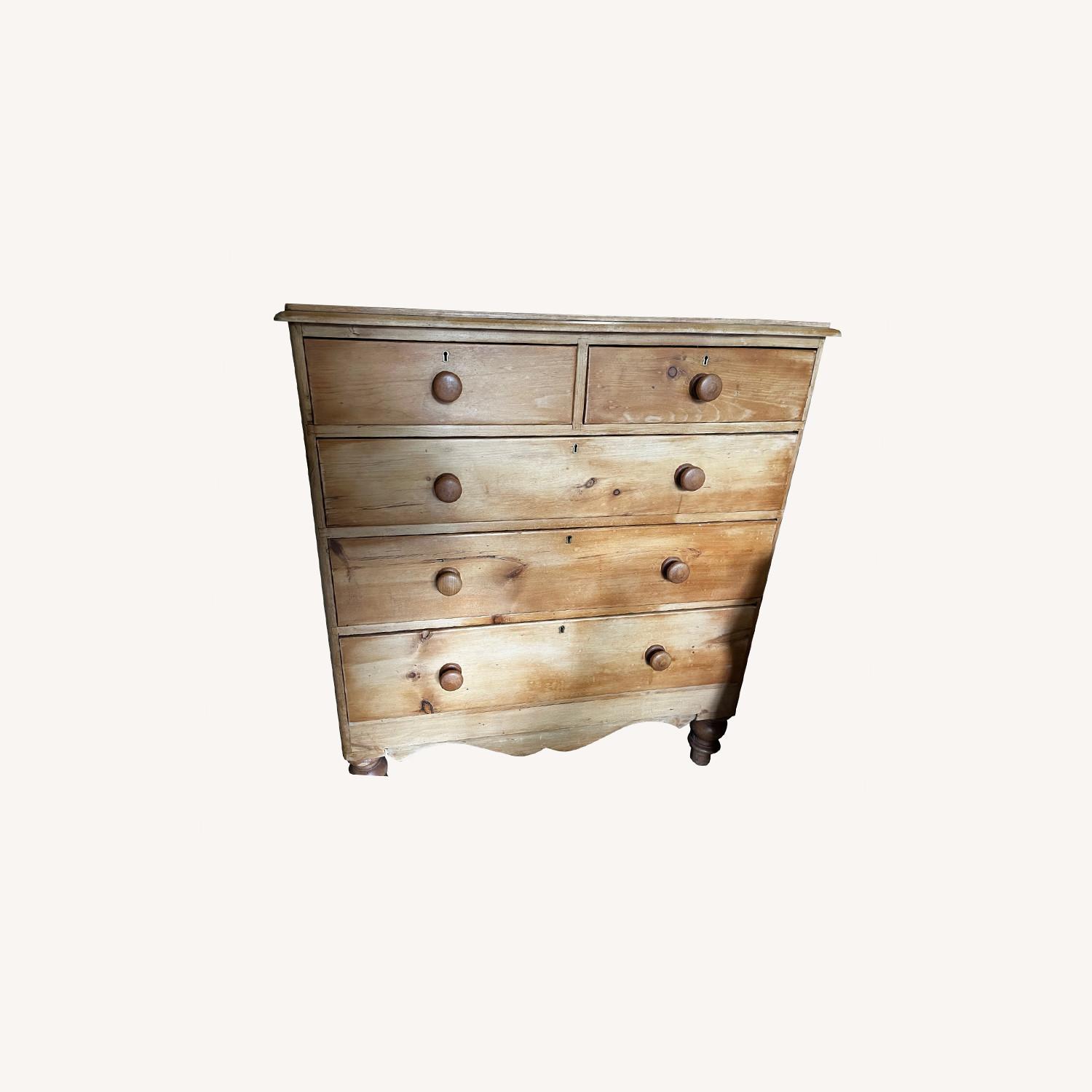 Antique Wood Dresser AptDeco