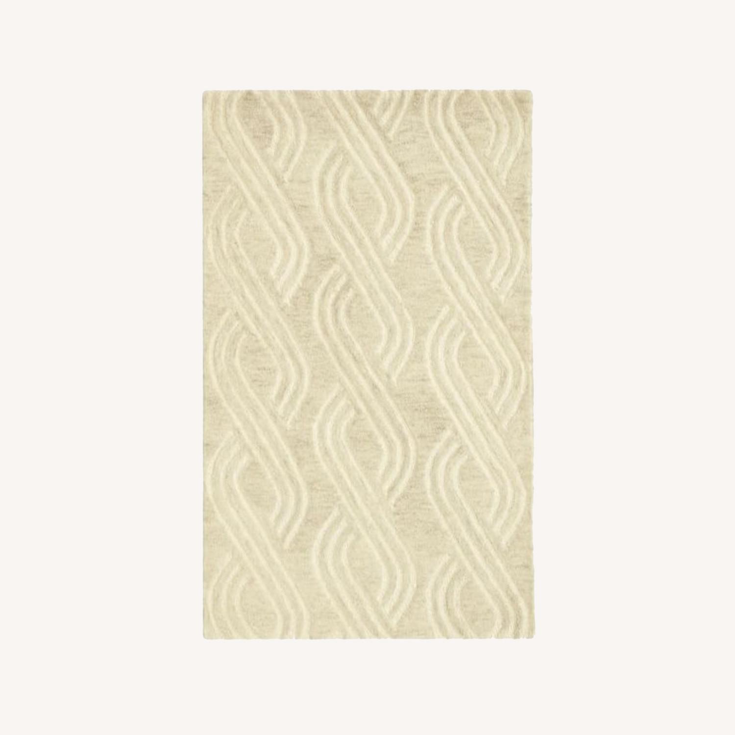 Pottery Barn Boden Hand-Tufted Textured Wool Rug - AptDeco