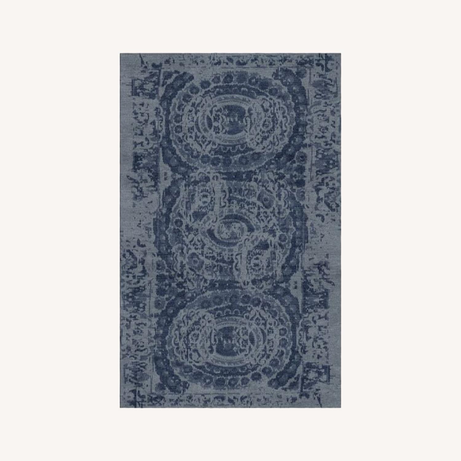 Pottery Barn Bosworth Hand Tufted Wool Rug, 5x8' AptDeco