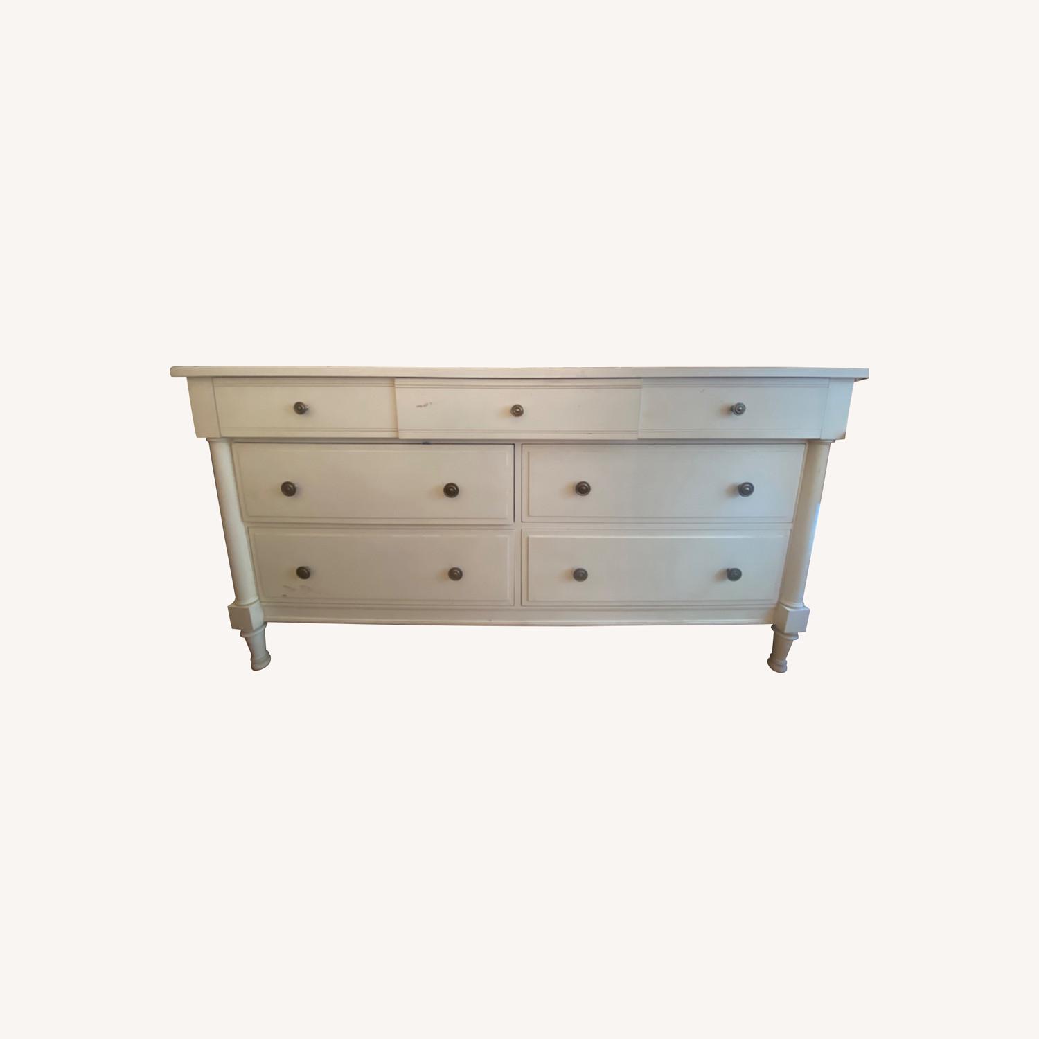Ethan Allen White Dresser AptDeco