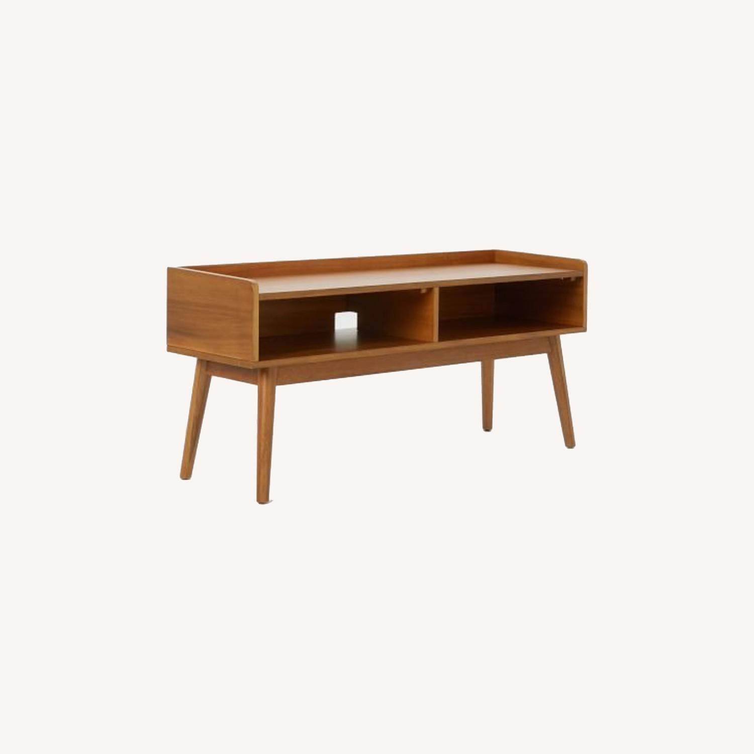 West Elm Mid Century Media Console, Acorn - image-0