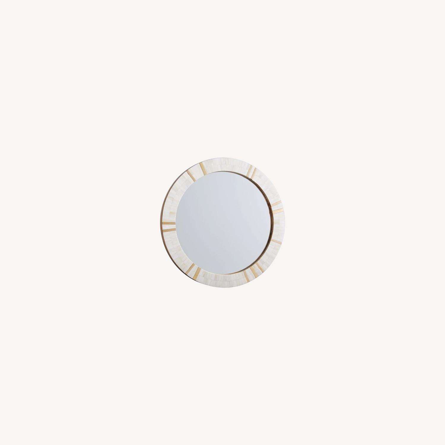 West Elm Brass + Bone Rays Wall Mirror AptDeco