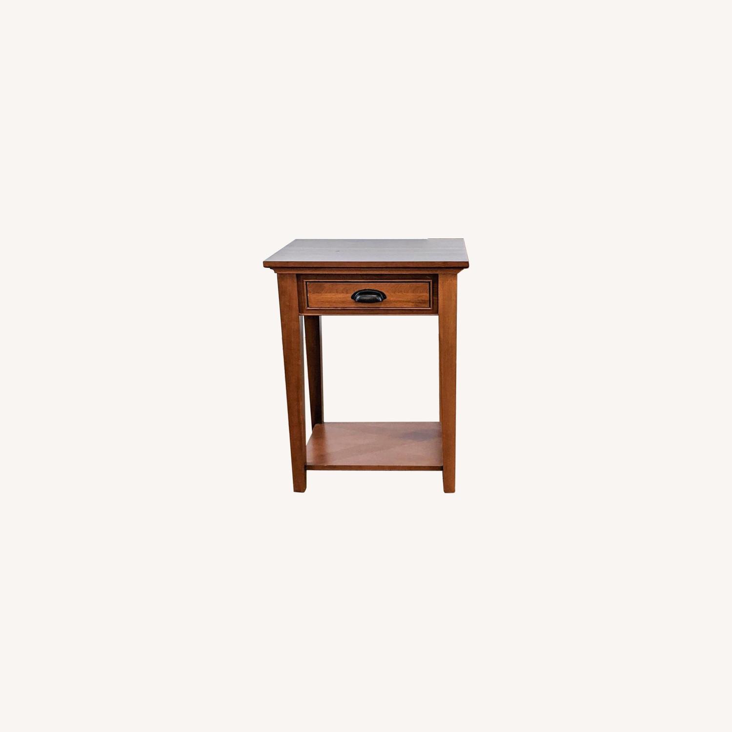 Pair of Restoration Hardware One Drawer Marston - image-0
