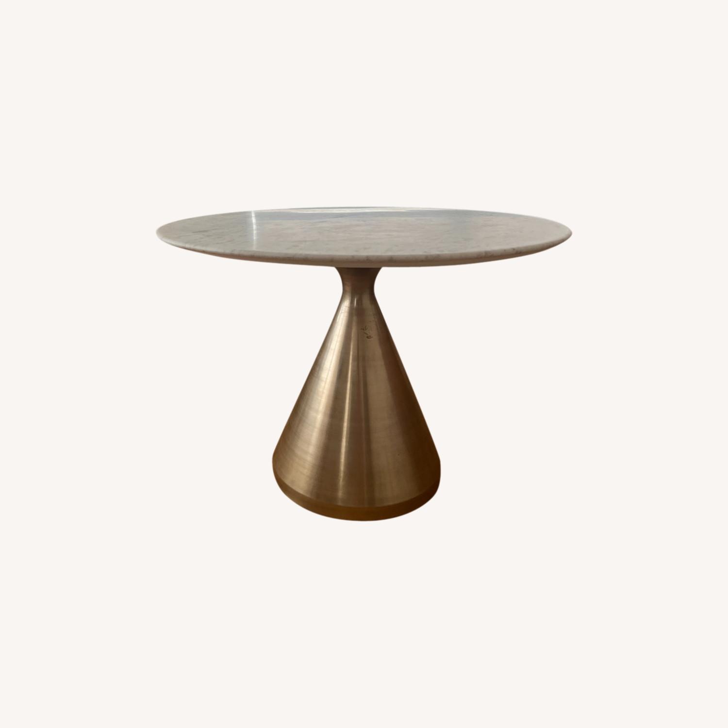 West Elm Silhouette Pedestal Dining Table AptDeco