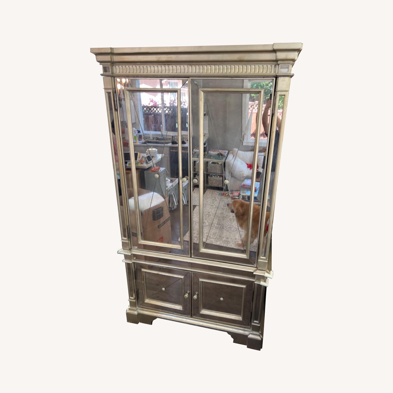 Amelie Mirrored Armoire from Neiman Marcus AptDeco