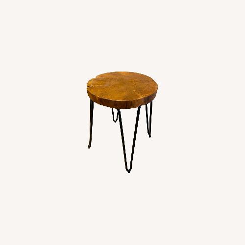 Used Crate & Barrel Set of 4 Stools or End Tables for sale on AptDeco