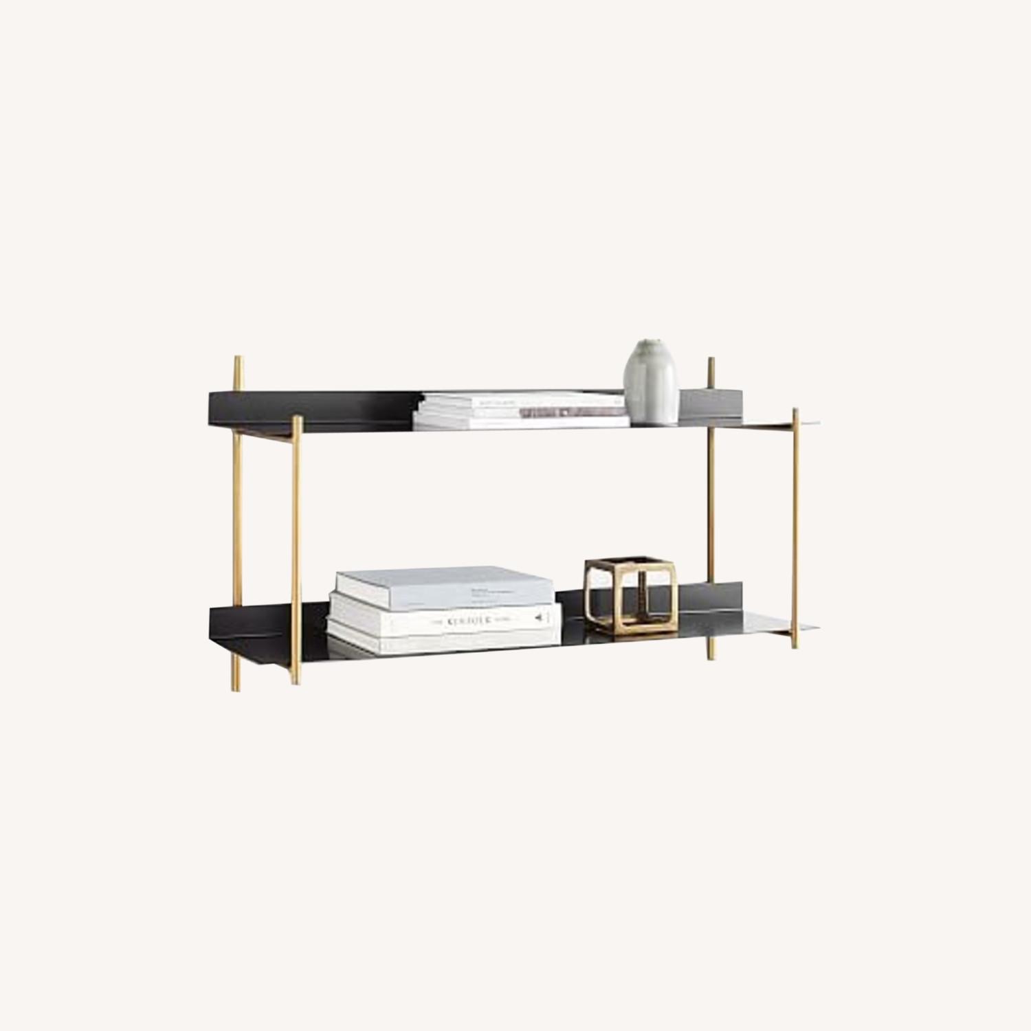 West Elm Floating Lines Shelves AptDeco