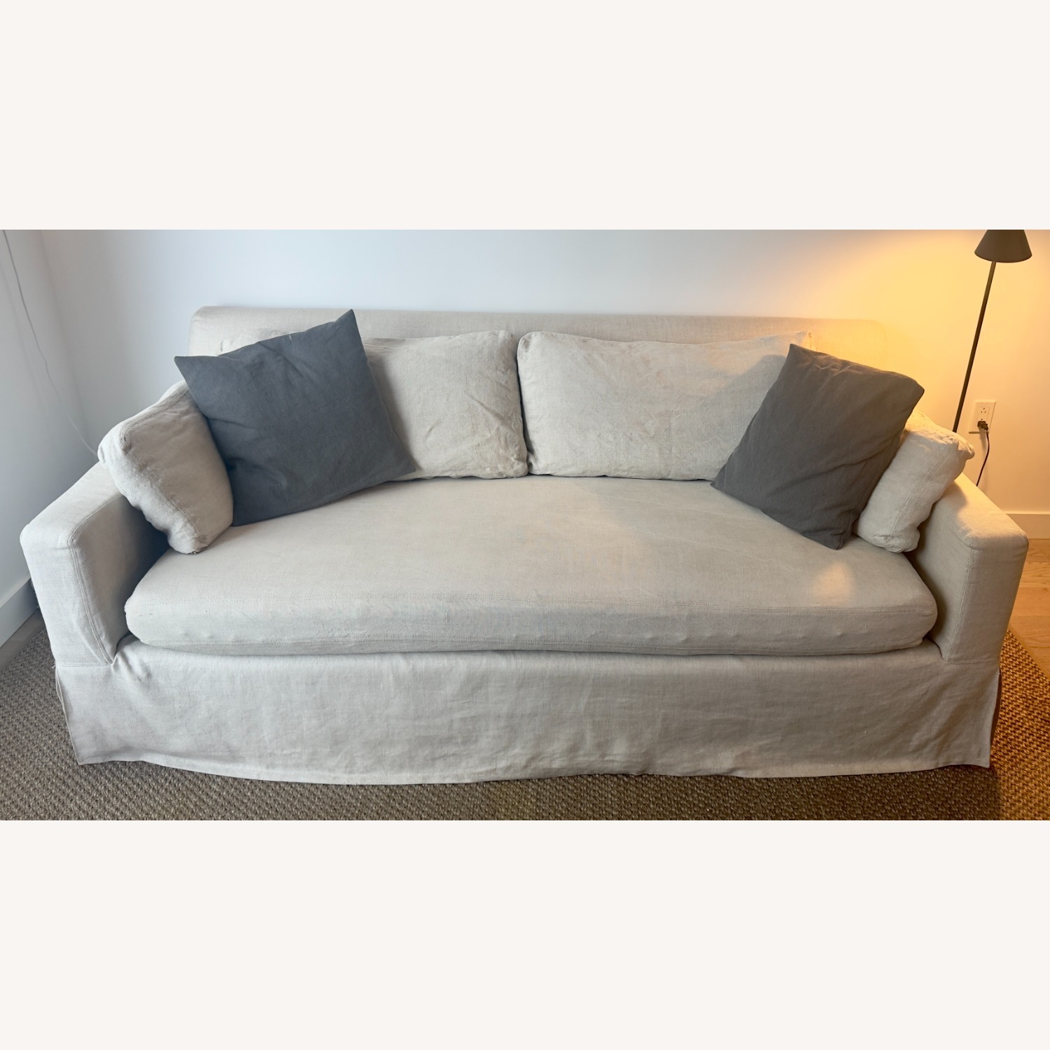 Restoration Hardware Belgian Track Arm Sofa - image-0