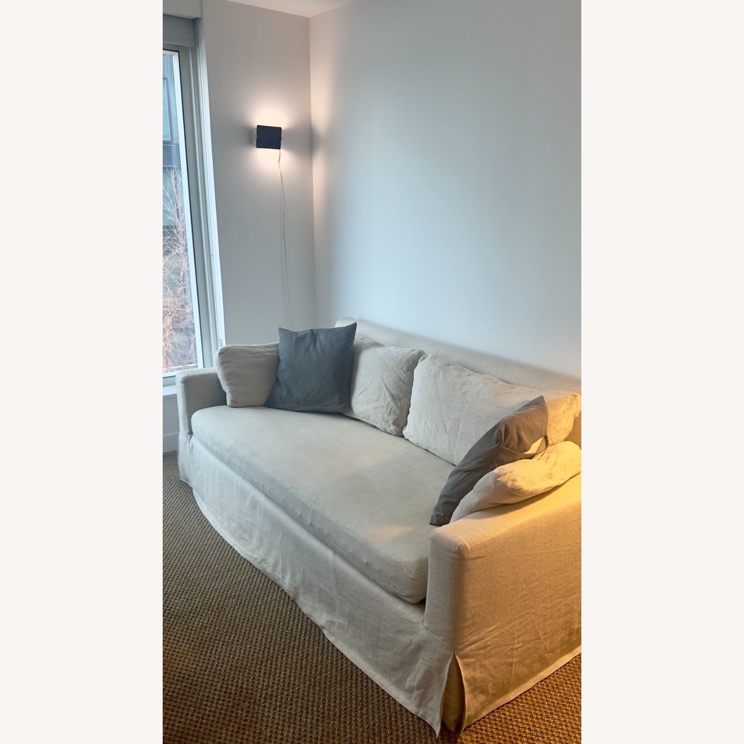 Restoration Hardware Belgian Track Arm Sofa - image-2