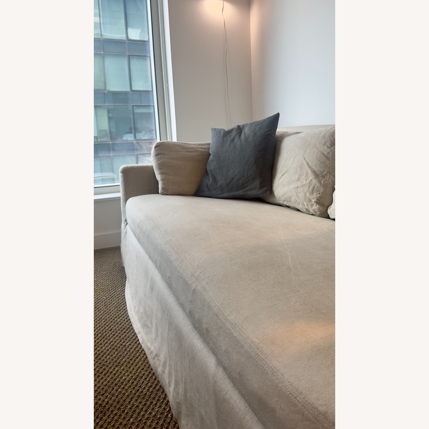 Restoration Hardware Belgian Track Arm Sofa - image-1