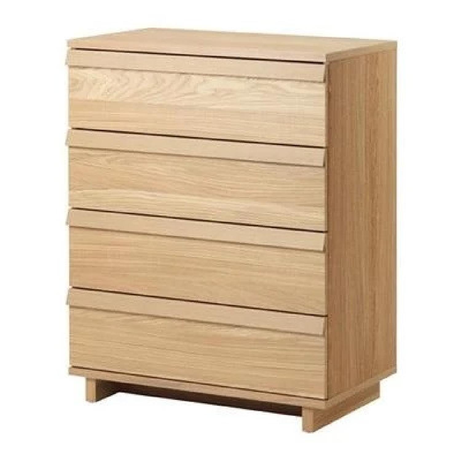 IKEA Oppland 4-Drawer Dresser with Oak Veneer - image-5