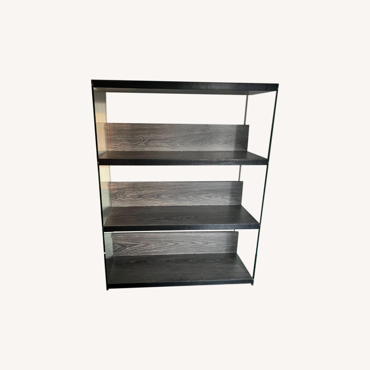 Wayfair Glass Bookcase AptDeco