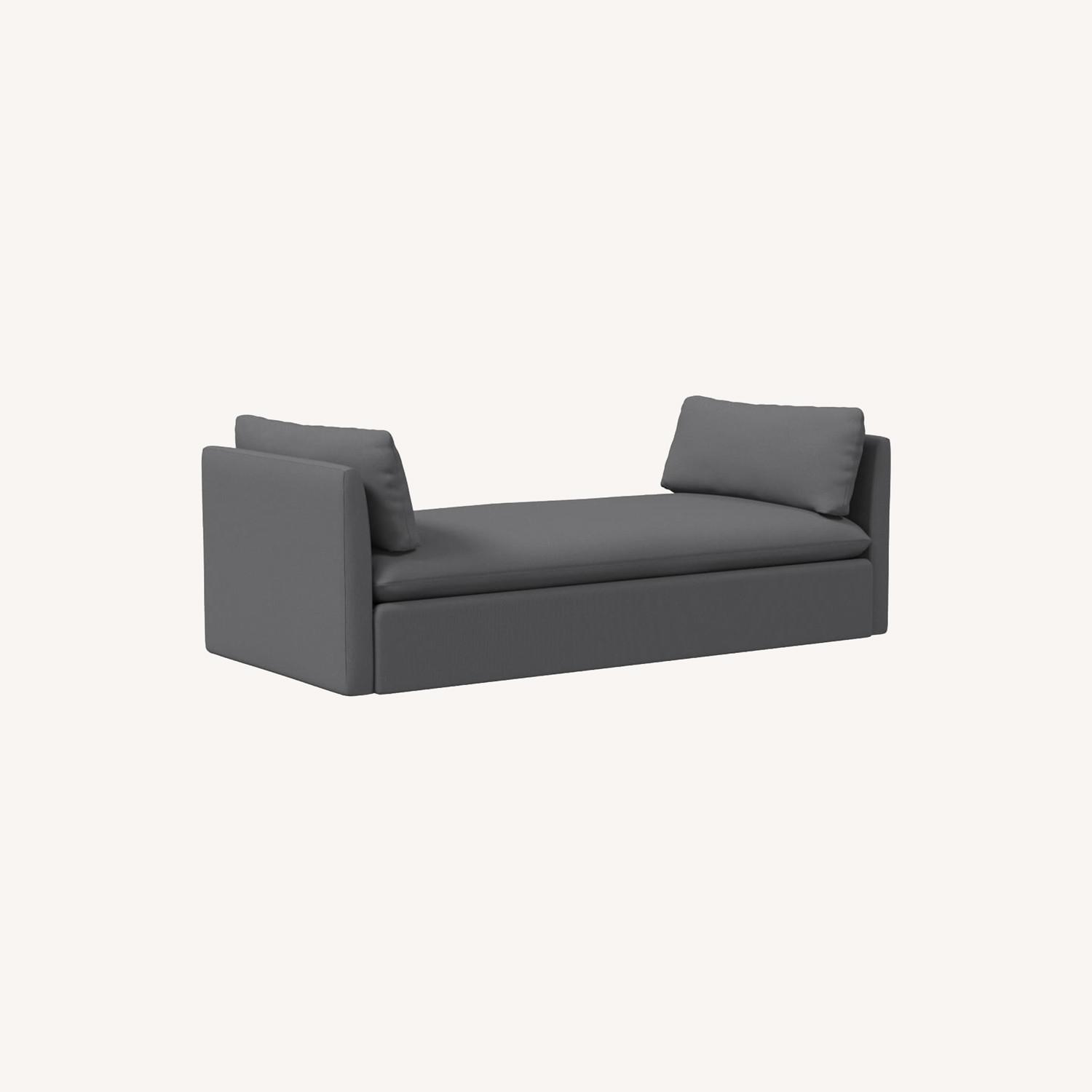 West Elm Shelter Daybed, Poly, Washed Canvas AptDeco