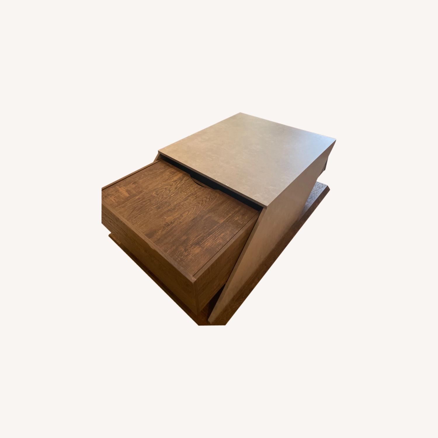 Wade Logan Coffee Table with Storage - image-0