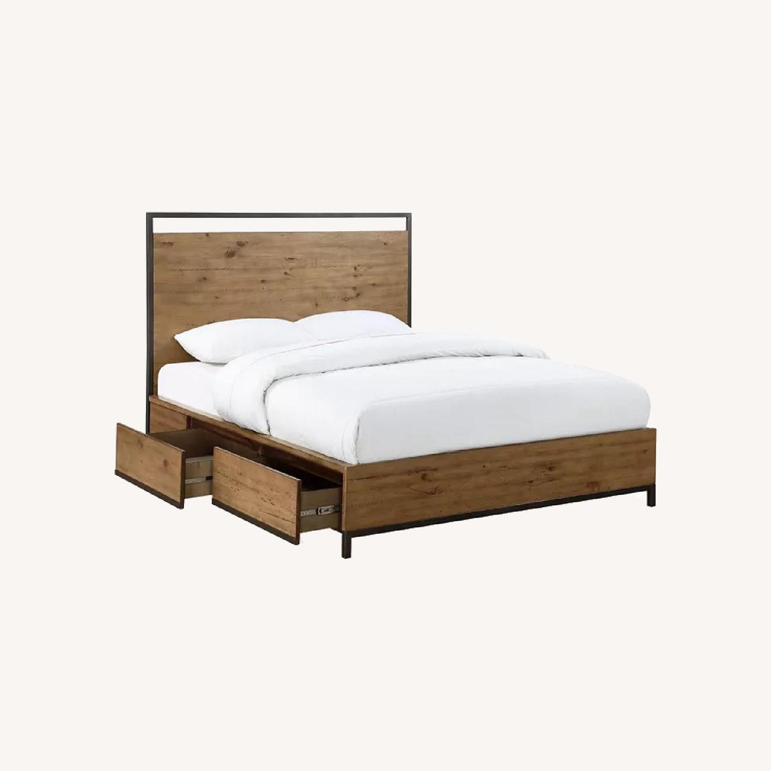 Macy's Gatlin Storage Queen Platform Bed AptDeco