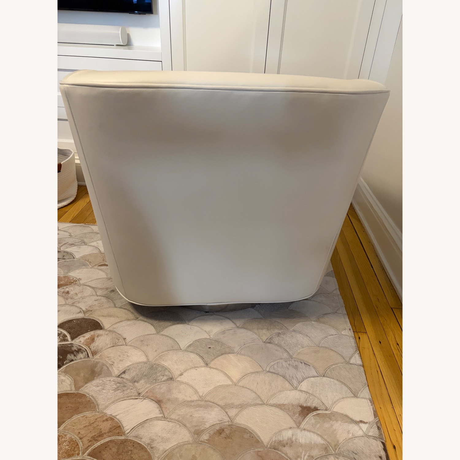 Mitchell Gold + Bob Williams Leather Swivel Chair - image-4