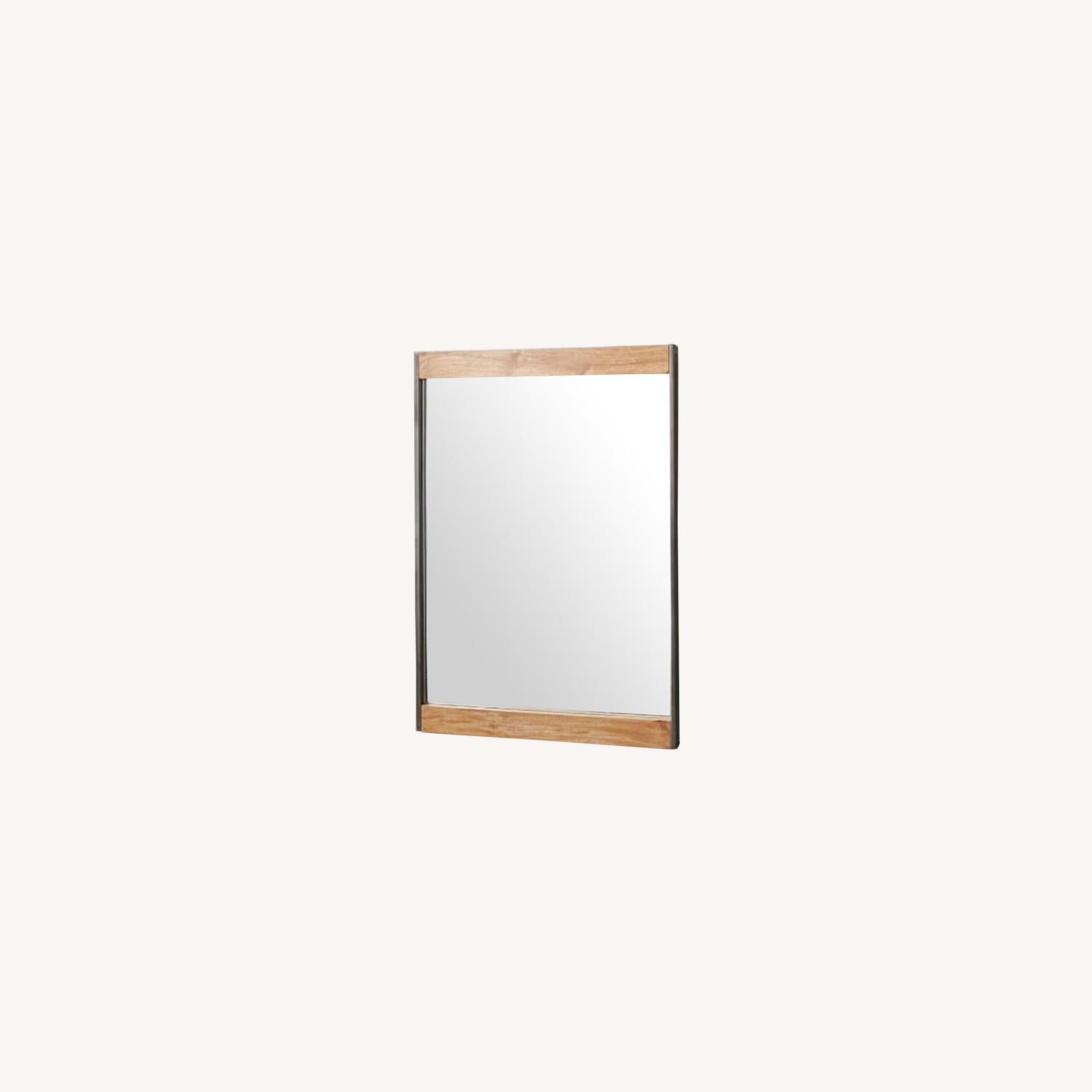 West Elm Industrial Wall Mirror AptDeco