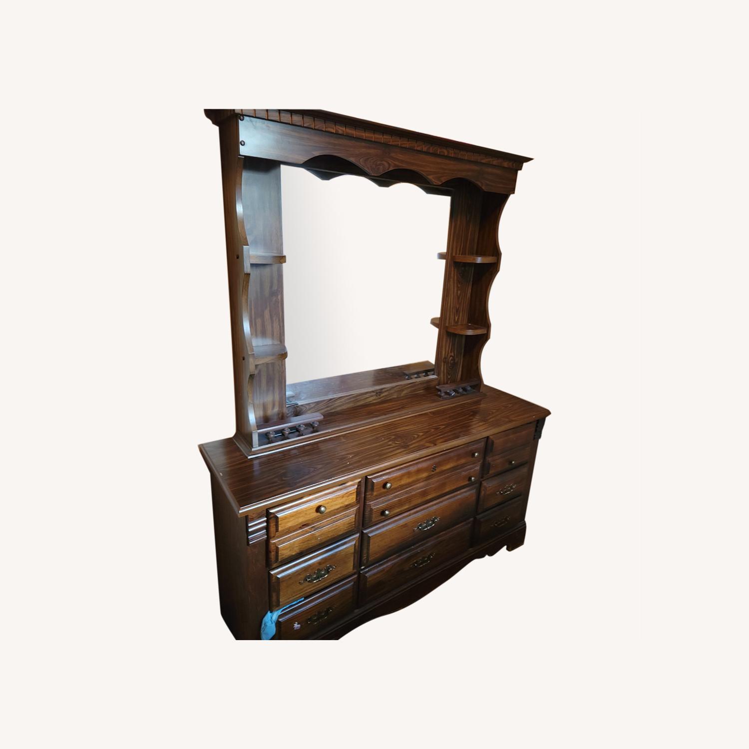 Vintage Dresser and Vanity - image-0