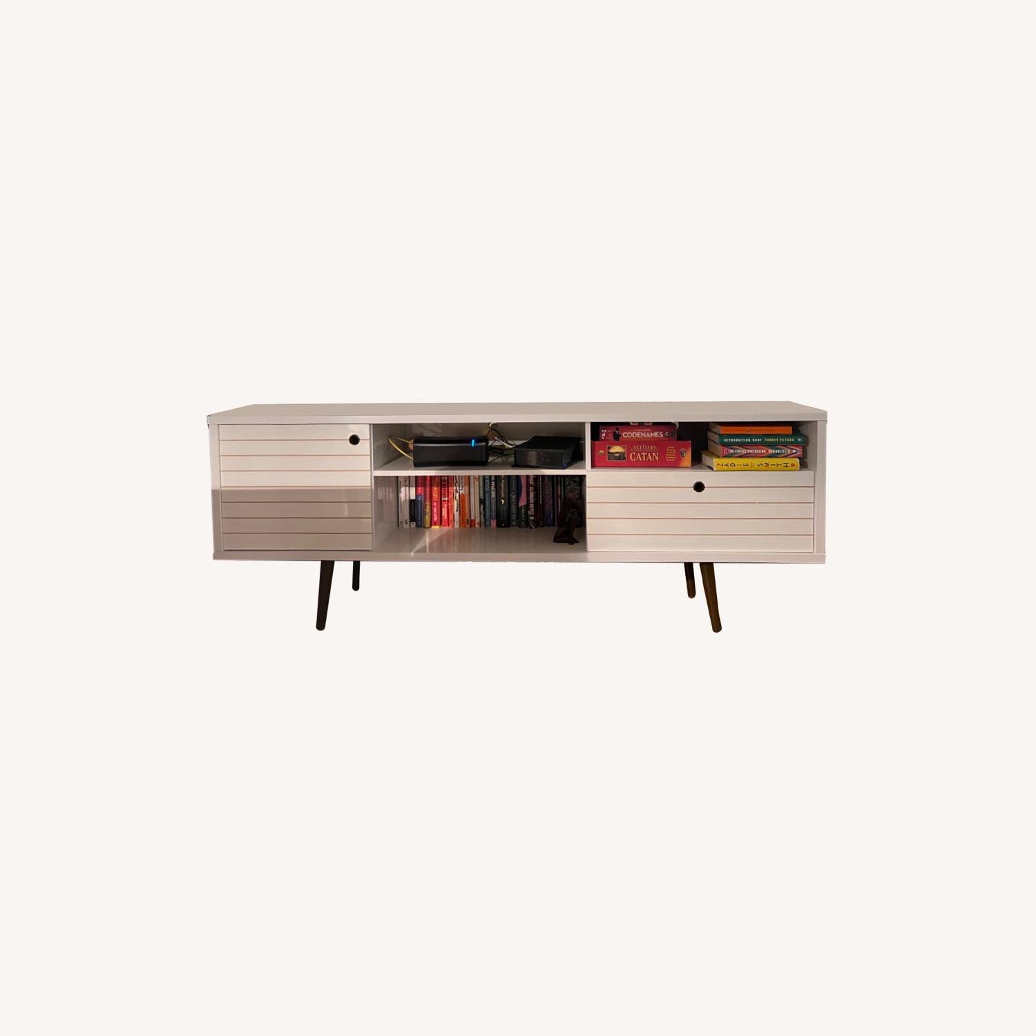 Wayfair White Credenza/TV stand AptDeco