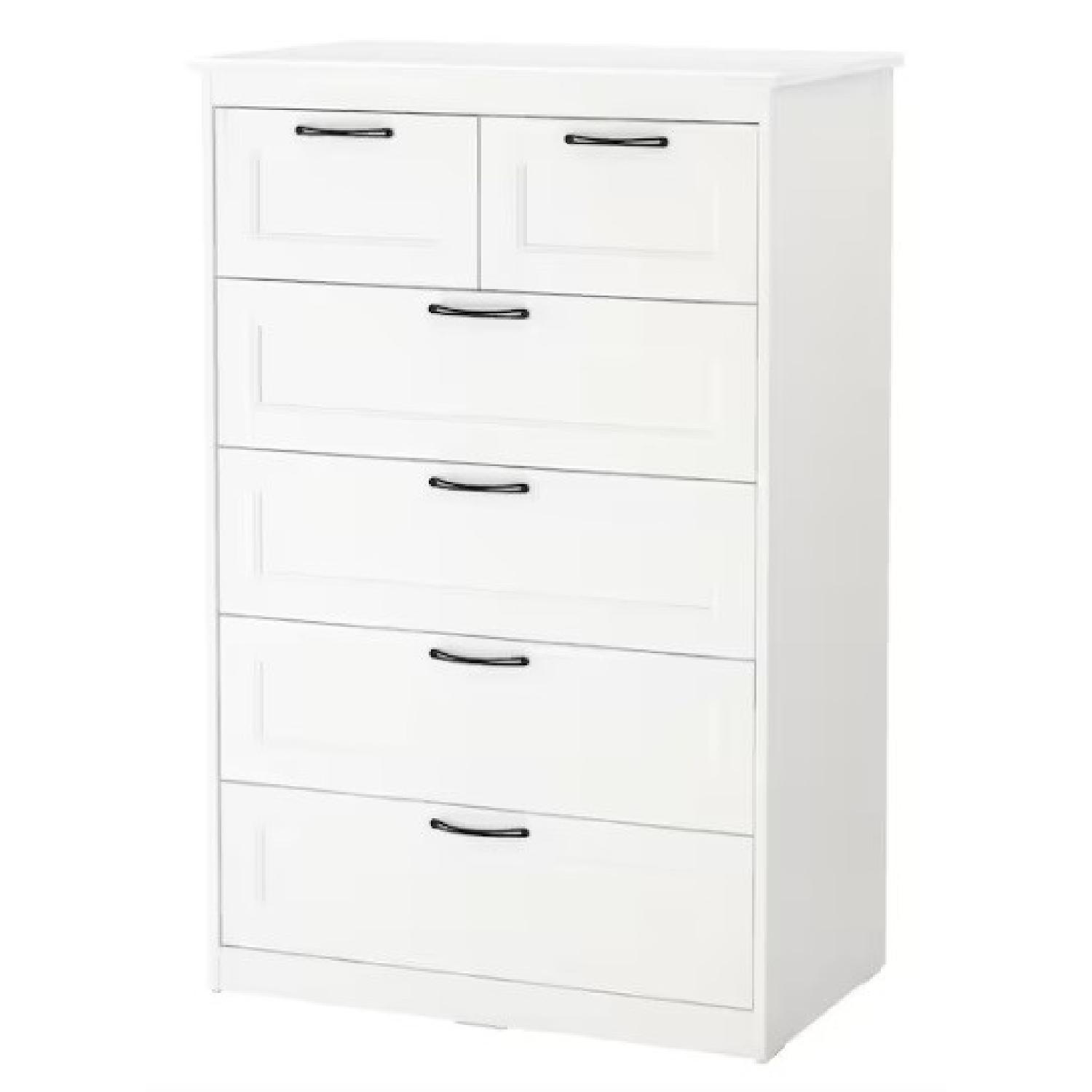 IKEA White Songesand Dresser - image-8