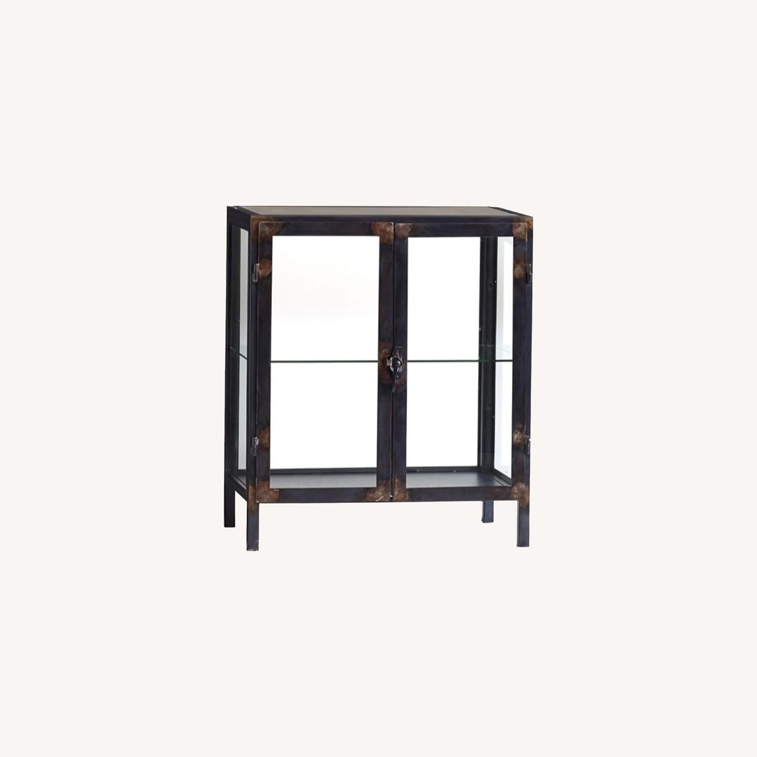 Pottery Barn Flynn 24" Metal Nightstand AptDeco