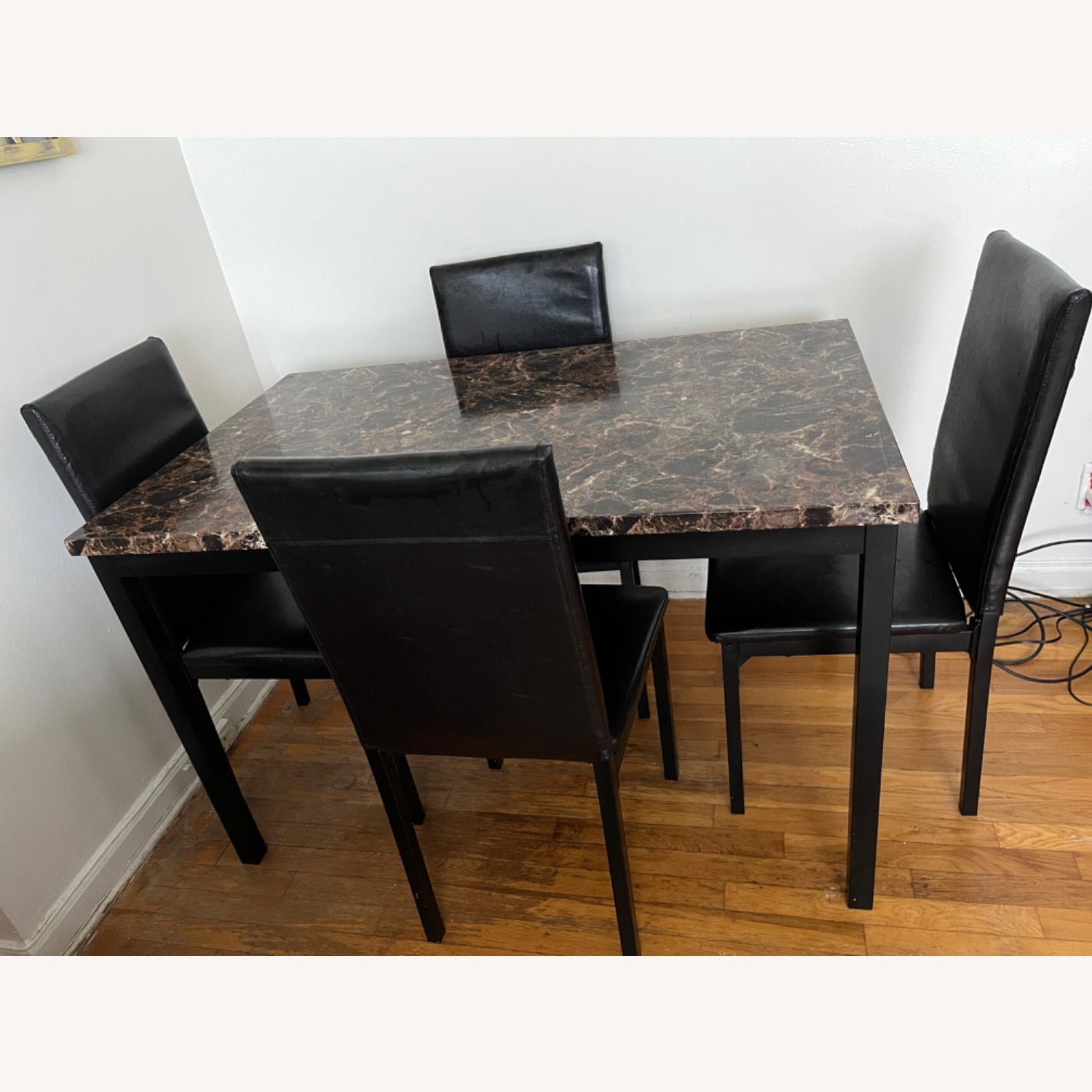 Modern Dining Table with 4 Chairs - image-1