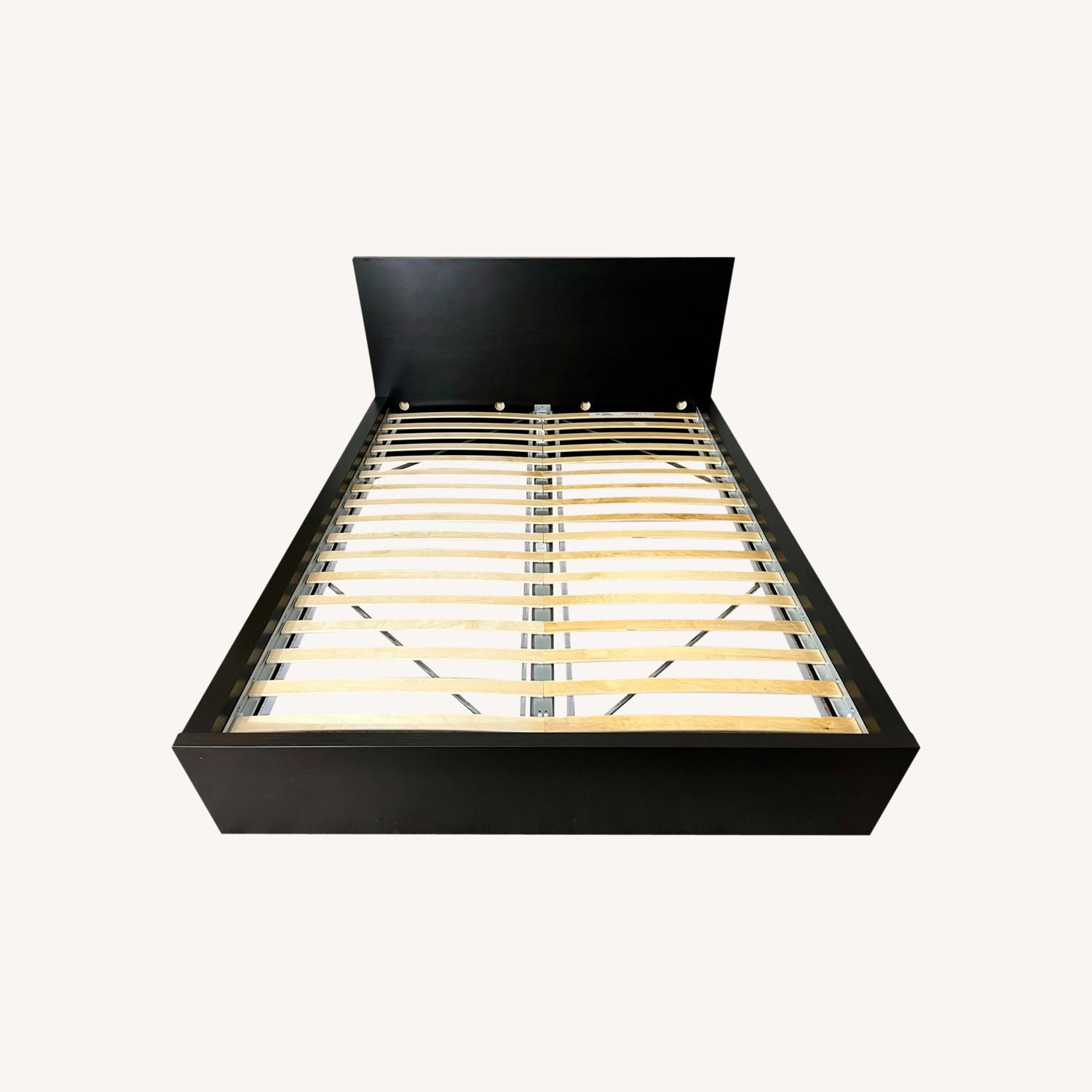 IKEA MALM High Bed Frame/2 Storage Boxes - image-0