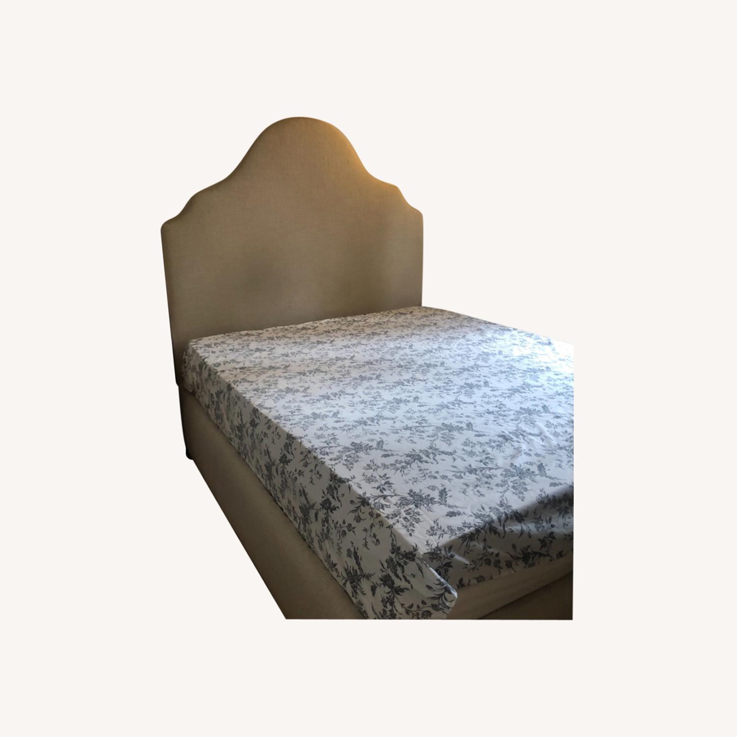 West Elm Upholstered Storage Bed AptDeco