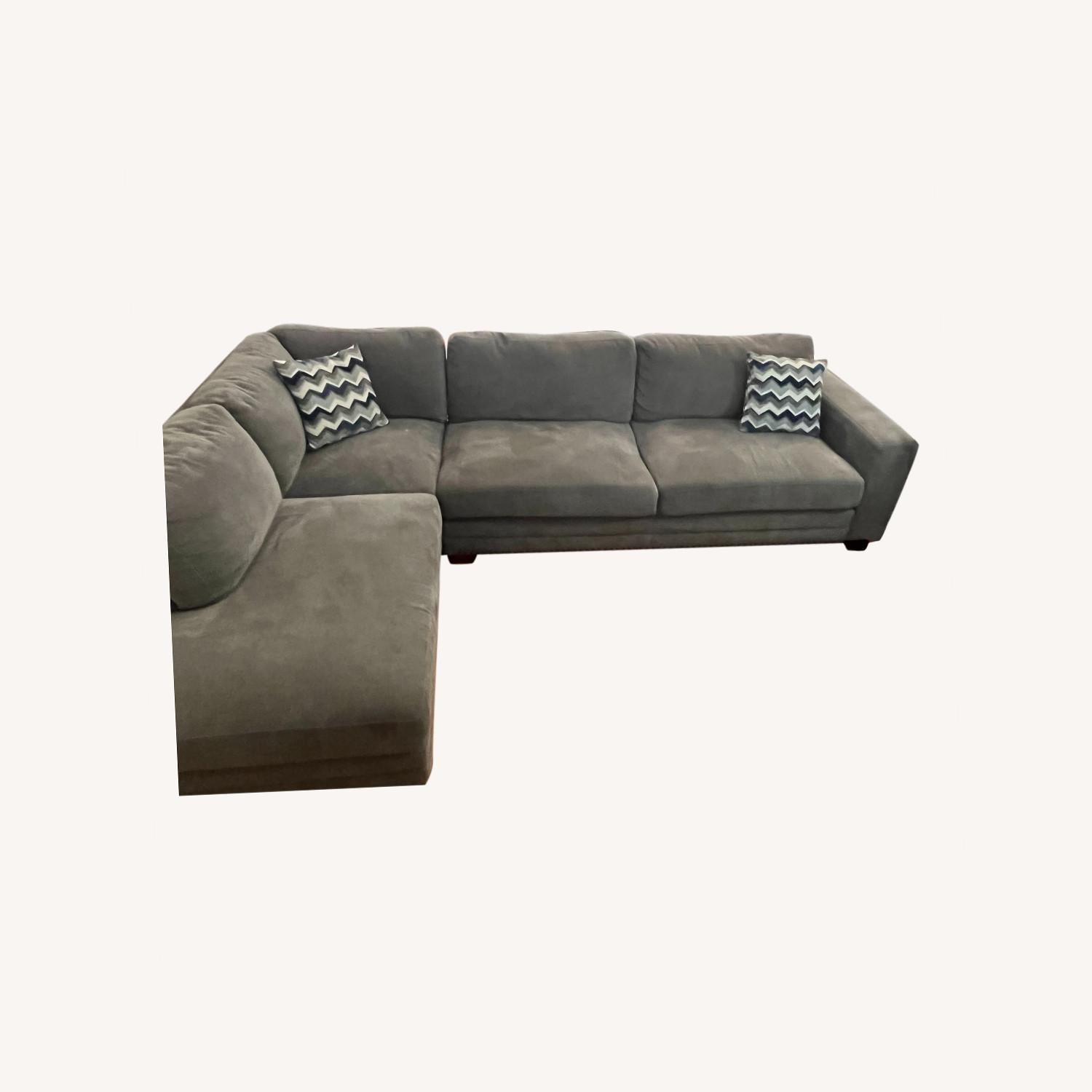 Penelope Fabric Sectional with Ottoman - image-0